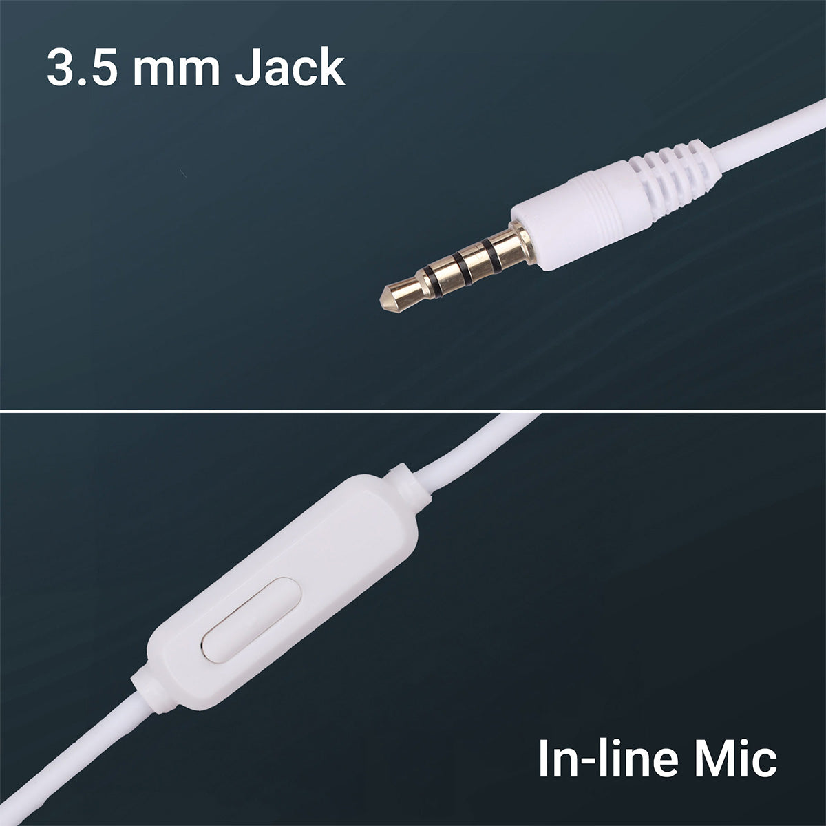 Zebronics Storm wired headphone - 3.5mm jack with in-line mic