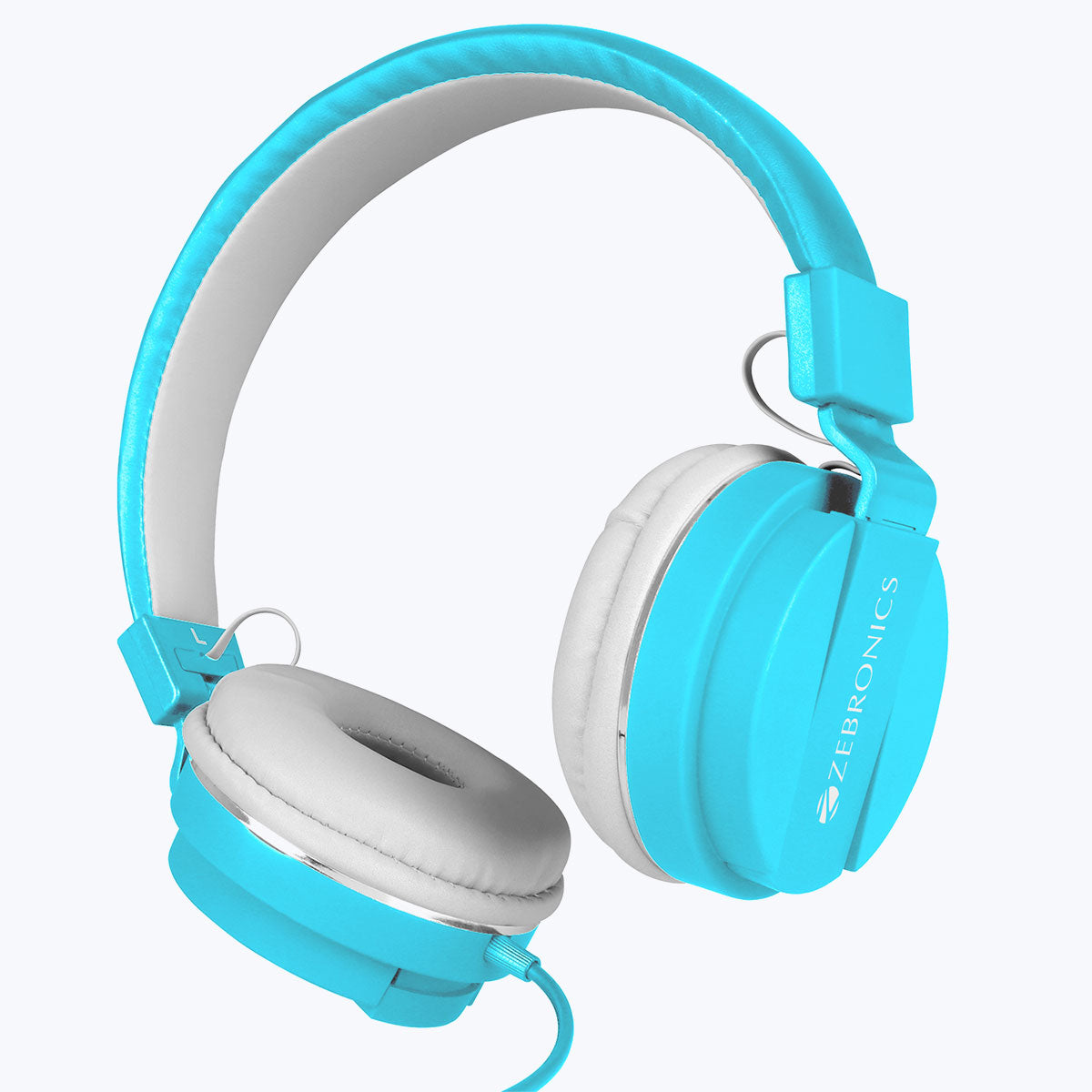 Zebronics Storm wired headphone Skyblue