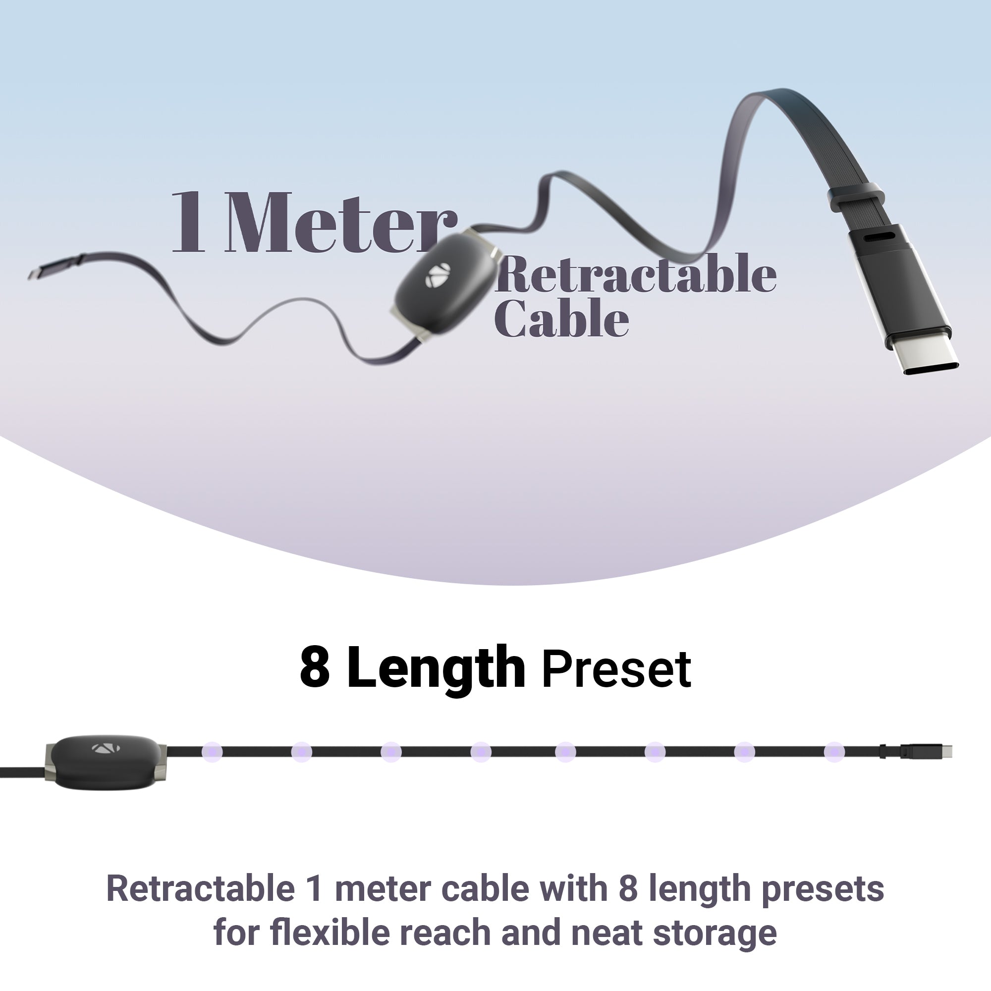 WATTZ 100RCC1 Type C to Type C 100W Cable
