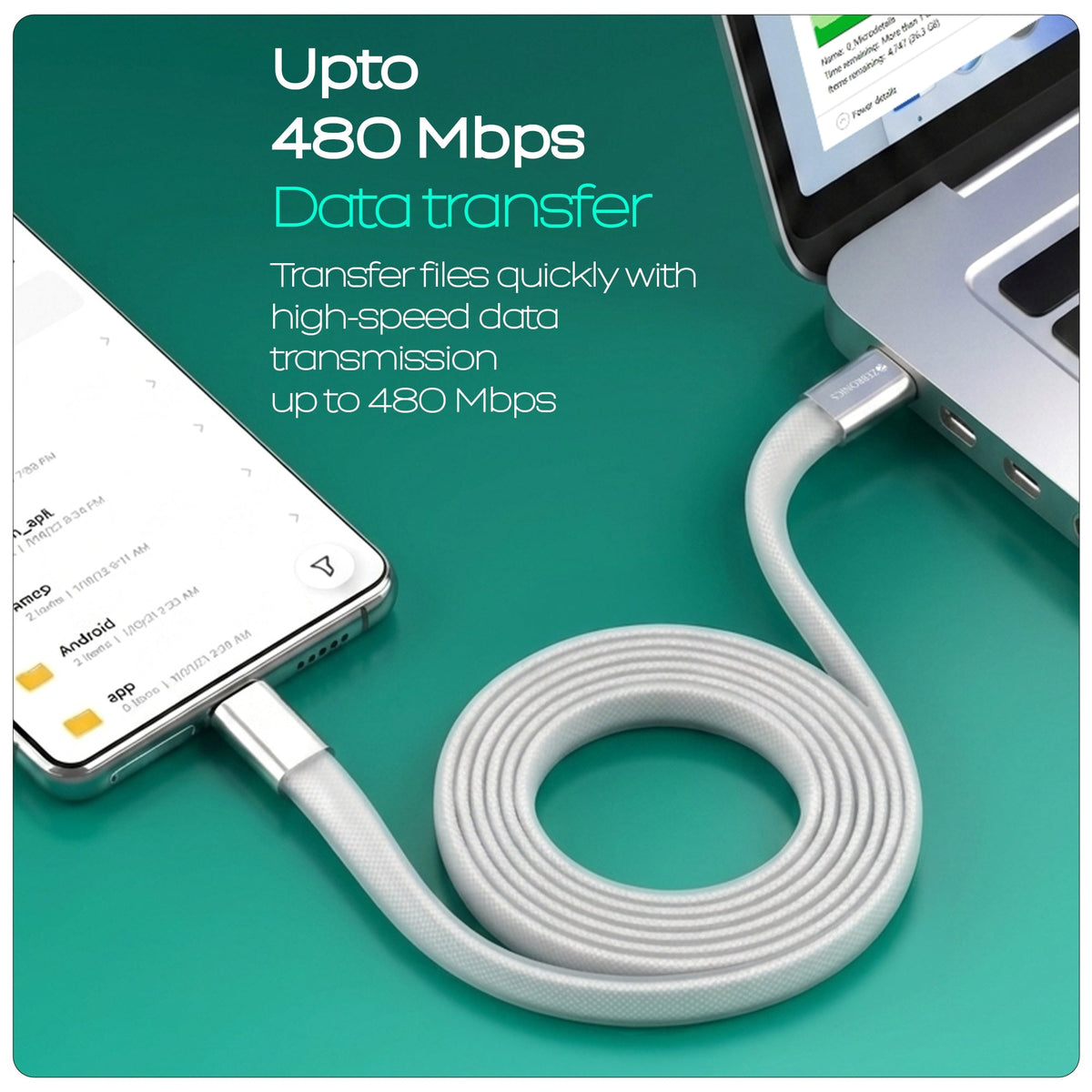 Wattz 240CC3 Type C to Type C Cable