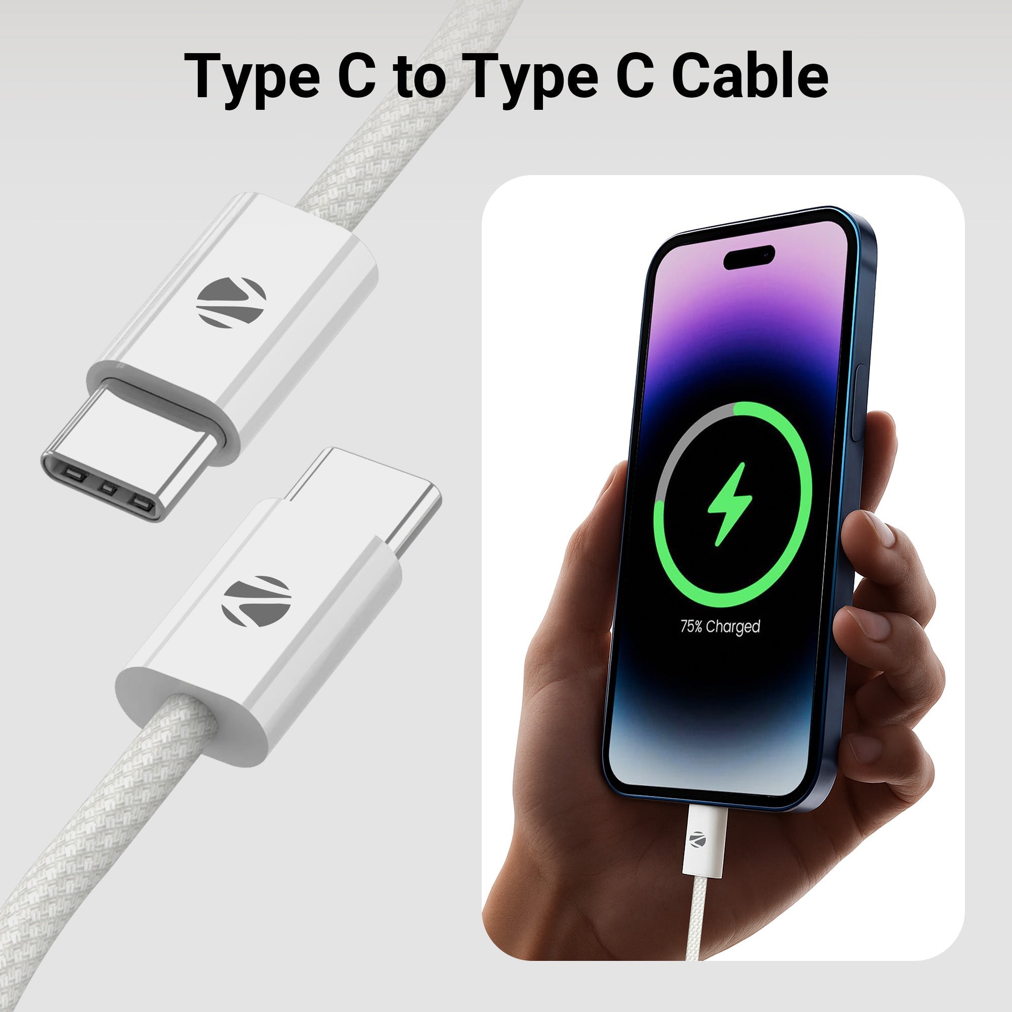 WATTZ 240CC1 Type C to Type C Cable