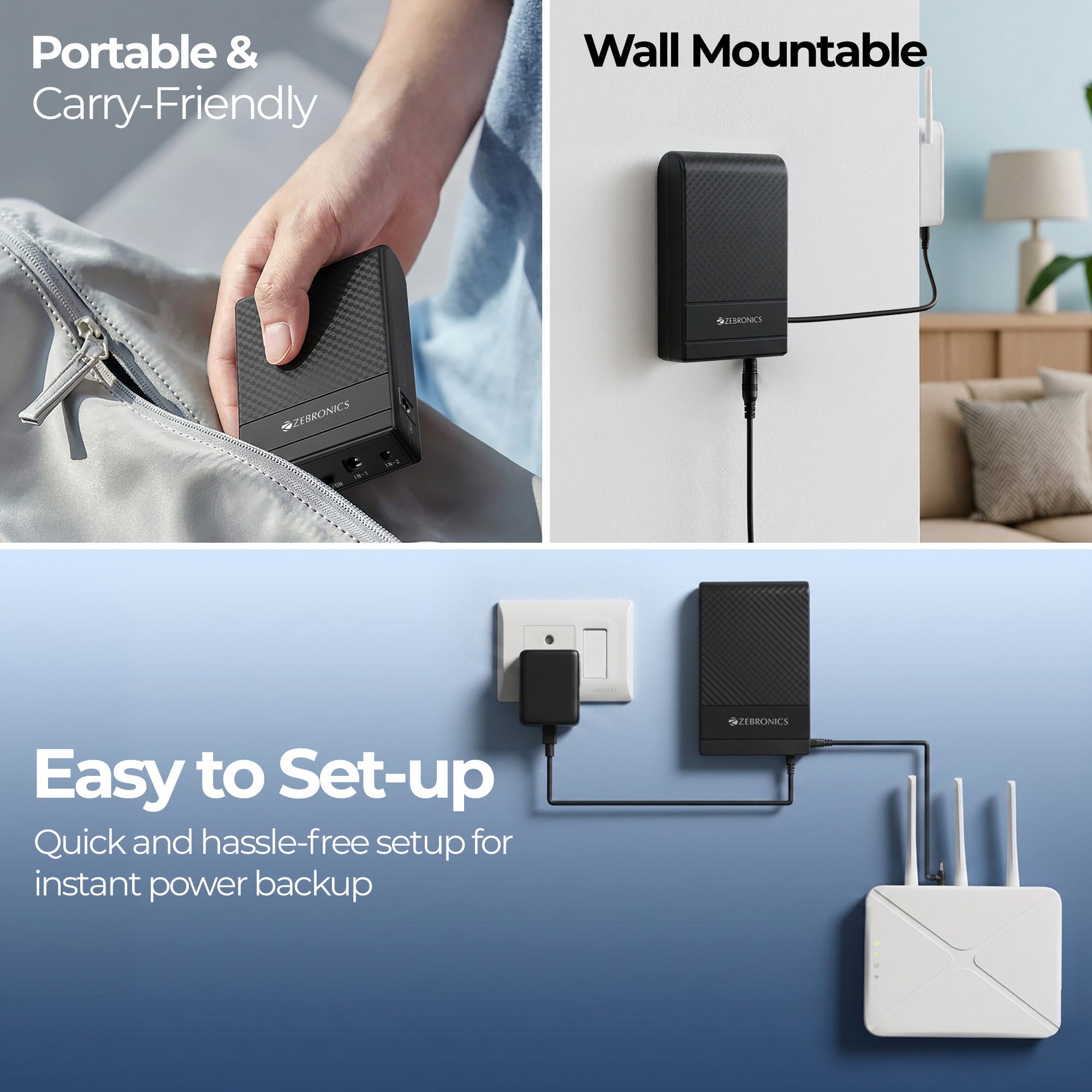 EnergiUPS 4K Router UPS