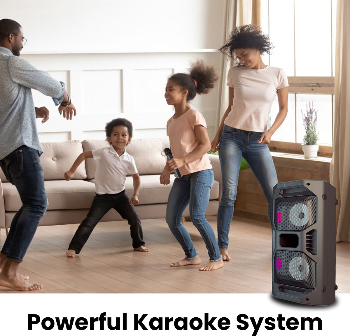 Space Deck Pro DJ / Party Speaker - Zebronics