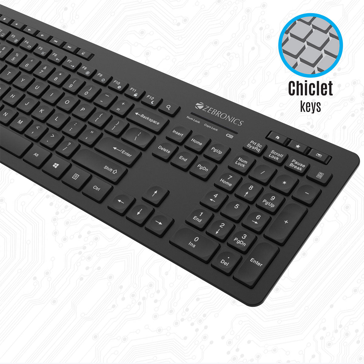 Zeb-Companion 500 - Keyboard and Mouse Combo - Zebronics
