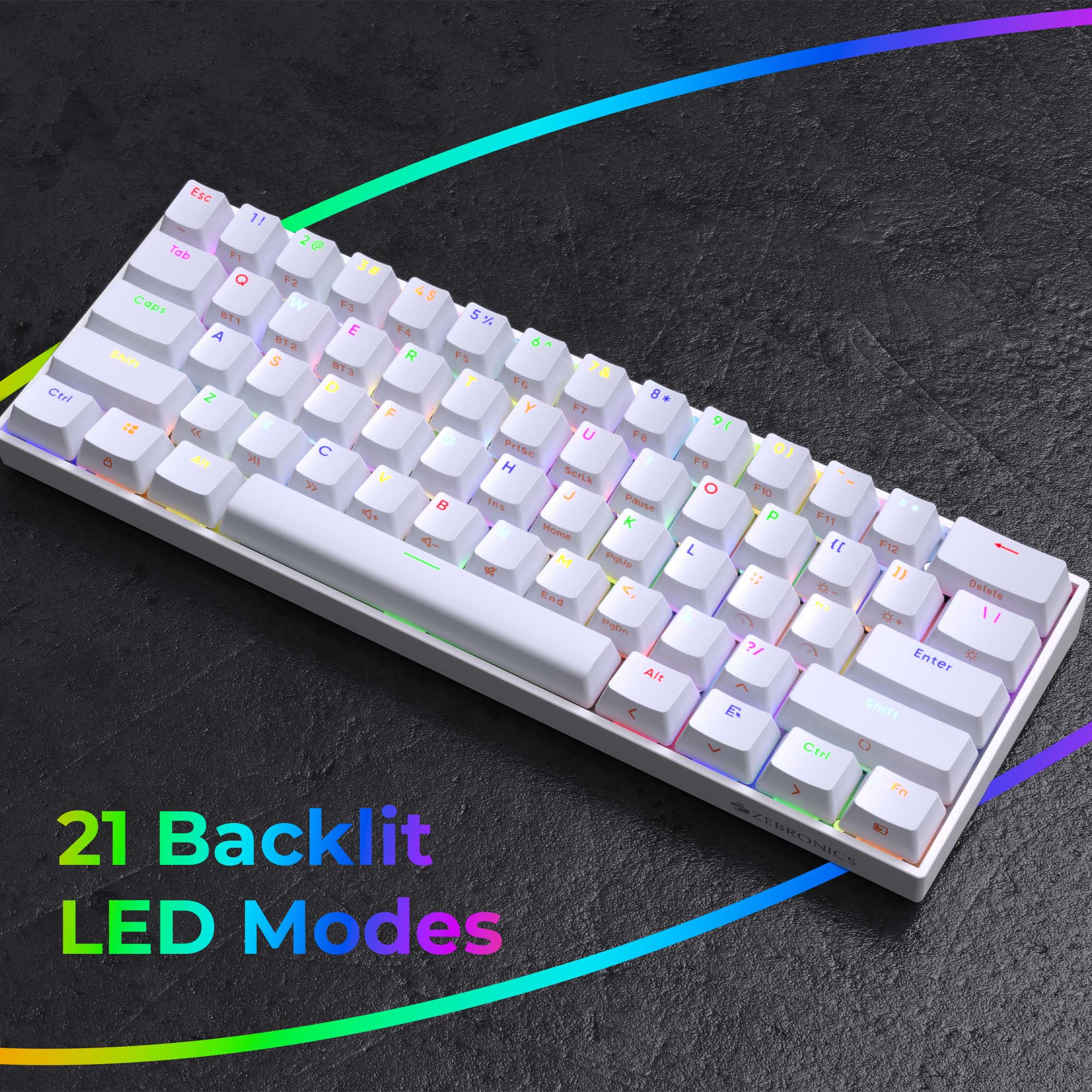 ZEB-Max Ninja - Wireless premium mechanical keyboard - Zebronics