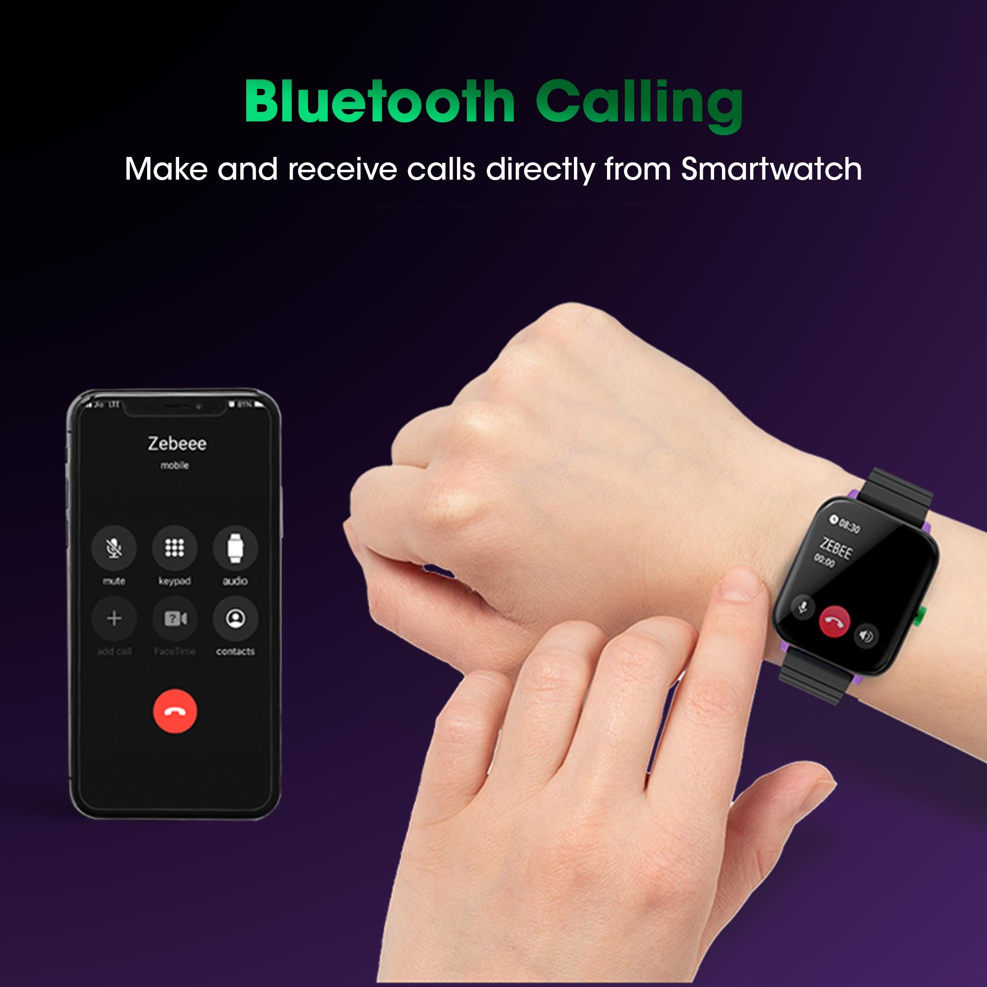 Drip Joker - Smart Watch - Zebronics