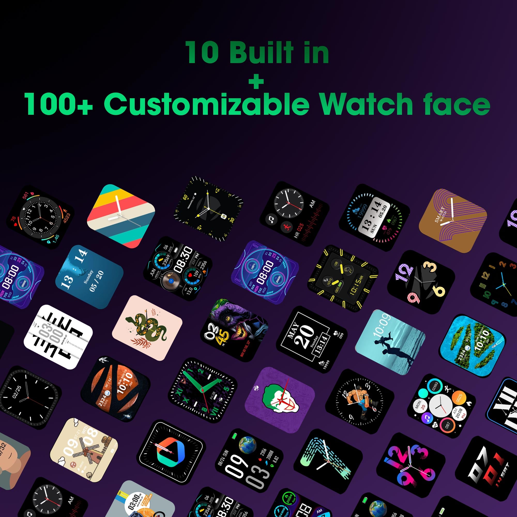Drip Joker - Smart Watch - Zebronics