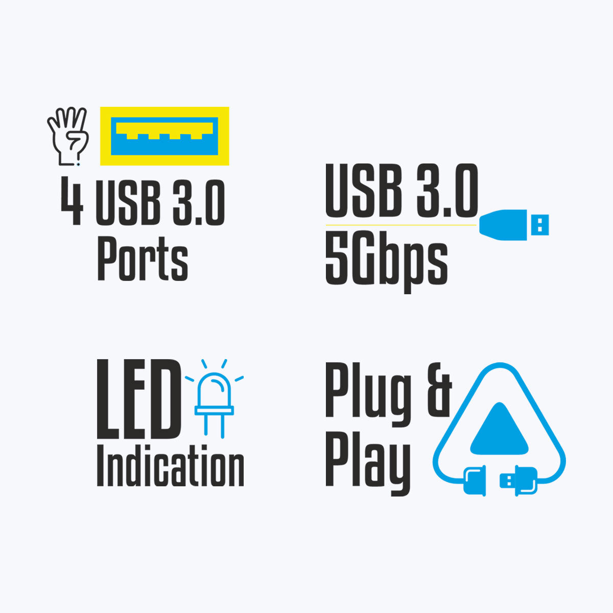 ZEB-300HB - USB Hub - Zebronics