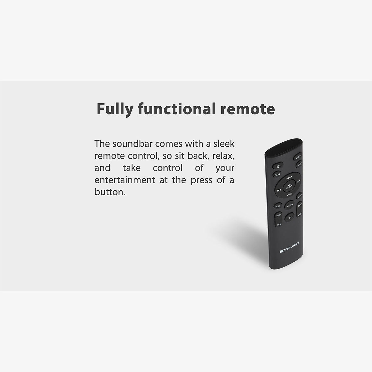 Zeb-Juke Bar 9800DWS Pro Dolby Atmos - Soundbar - Zebronics