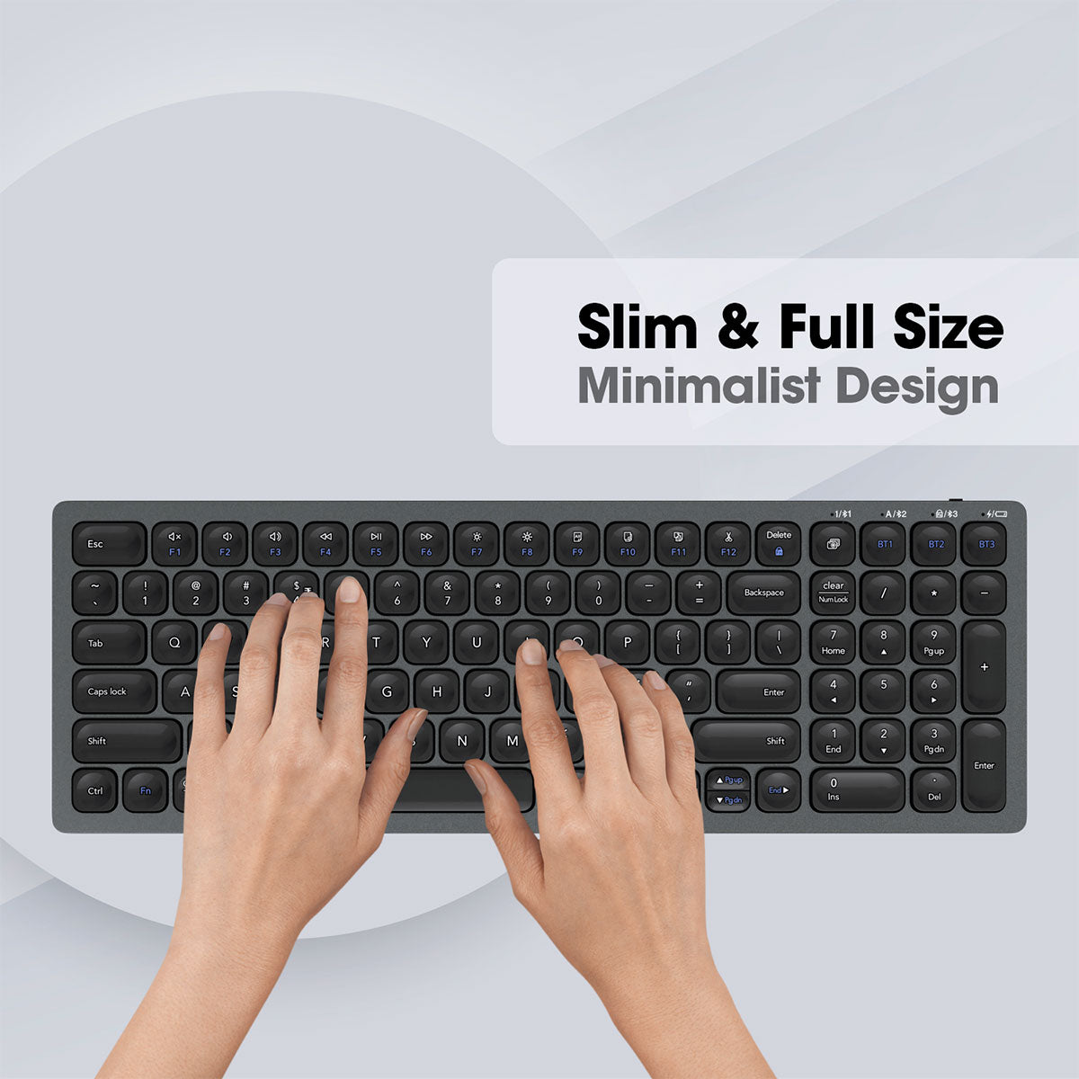 Zeb-K5001MW - Wireless Keyboard - Zebronics