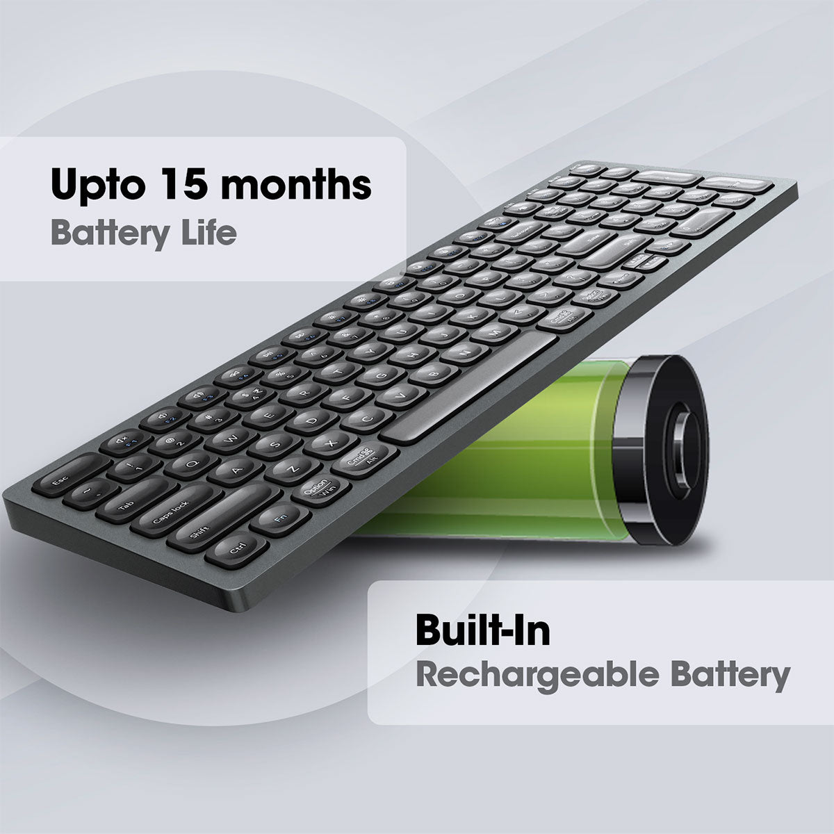 Zeb-K5001MW - Wireless Keyboard - Zebronics