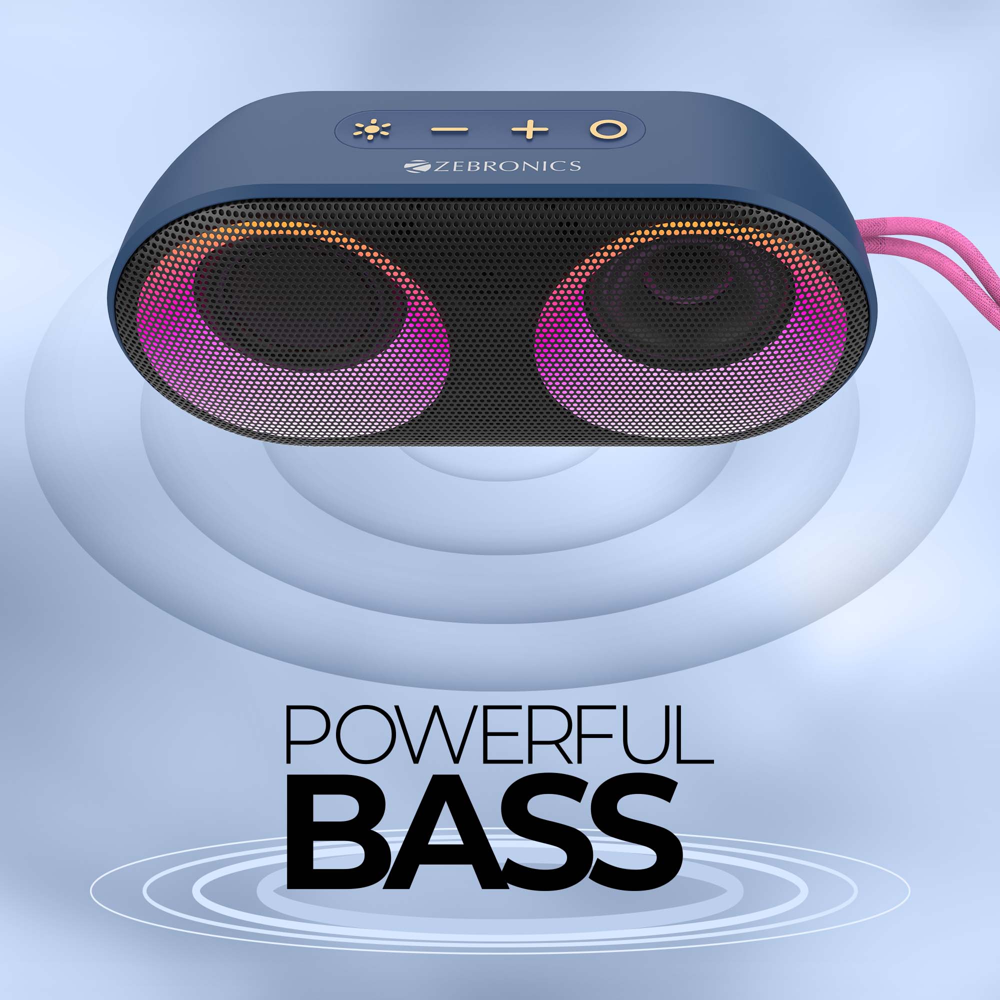 Zeb-Music Bomb X Mini - Wireless Speaker - Zebronics