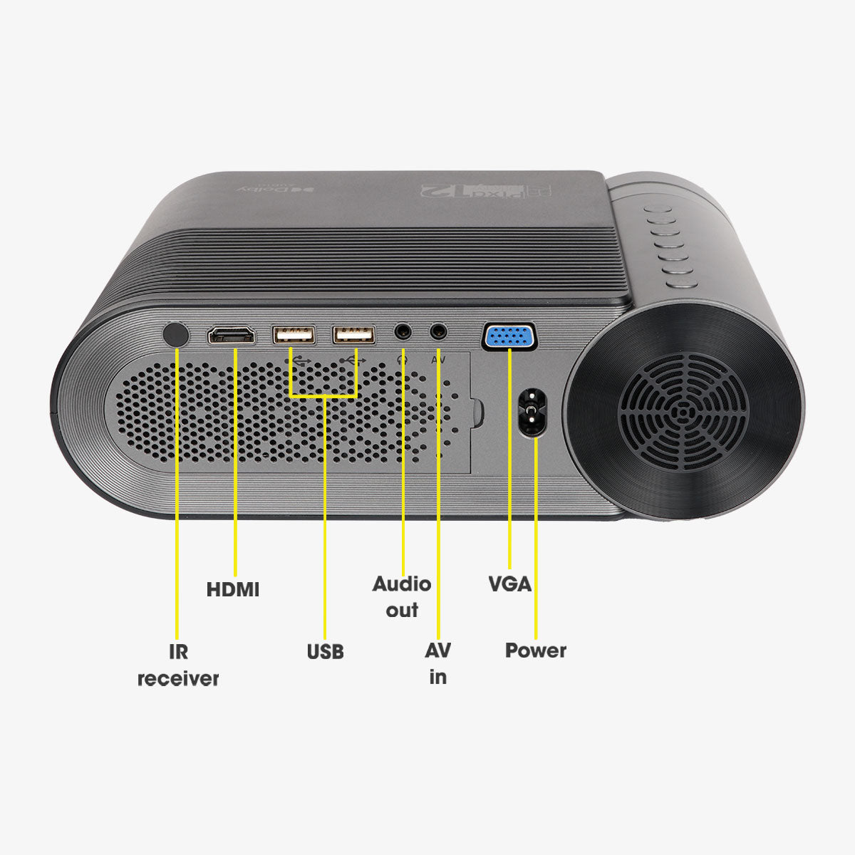 Zeb-PixaPlay 12 - Projector - Zebronics