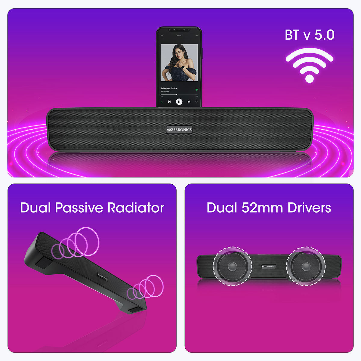 Zeb-Astra 20 - Wireless Speakers - Zebronics