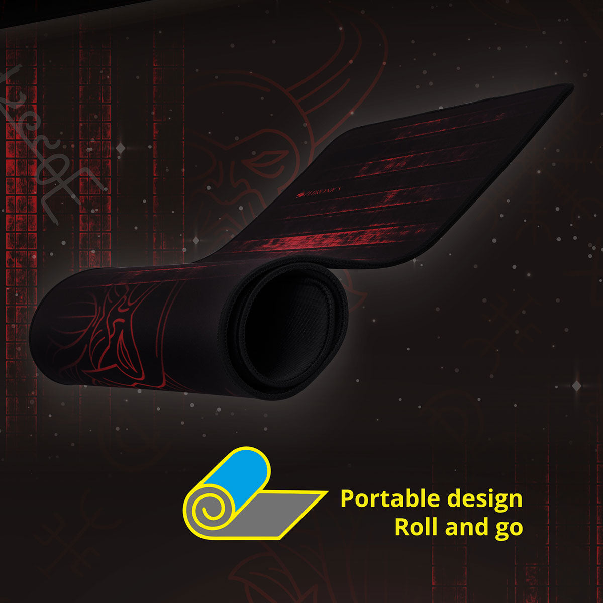 Zeb-Firestorm - Gaming Mousepad - Zebronics