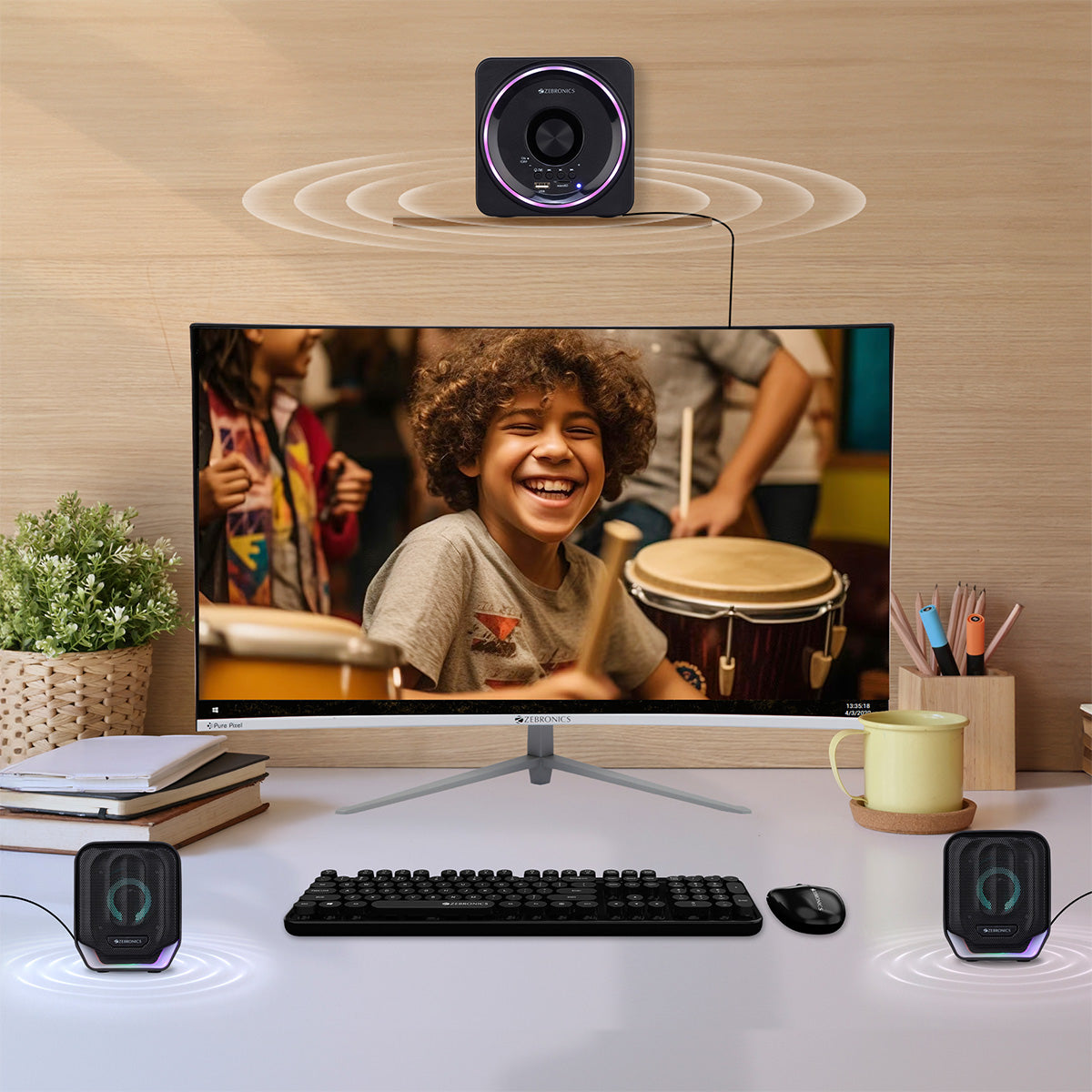 Zeb-Pluto 2 - 2.1 Speaker - Zebronics