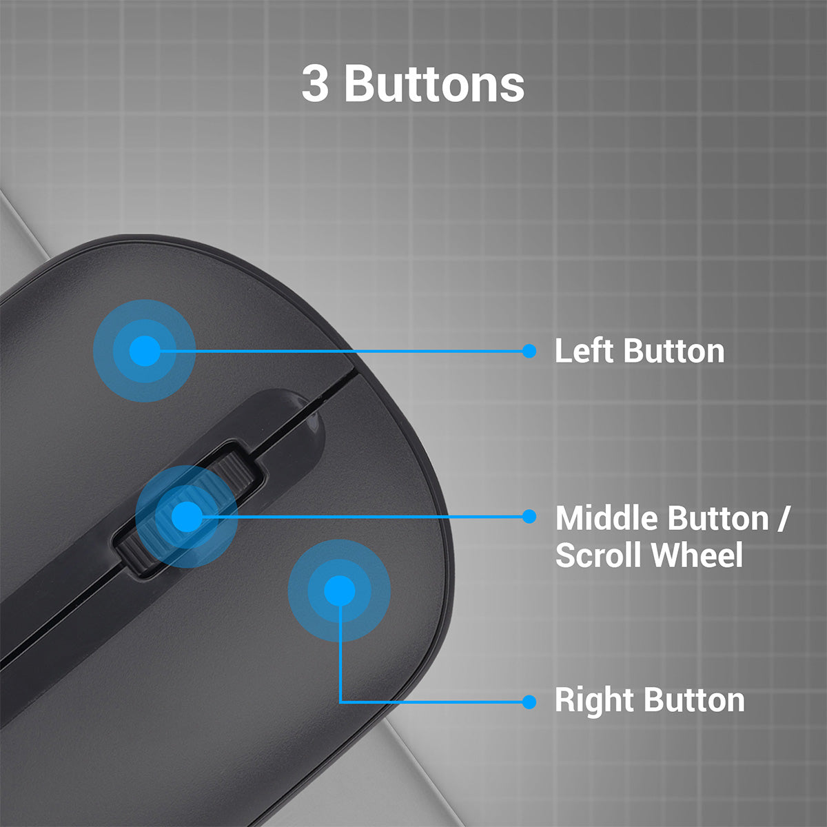 Zeb-Pulse - Wireless Mouse - Zebronics