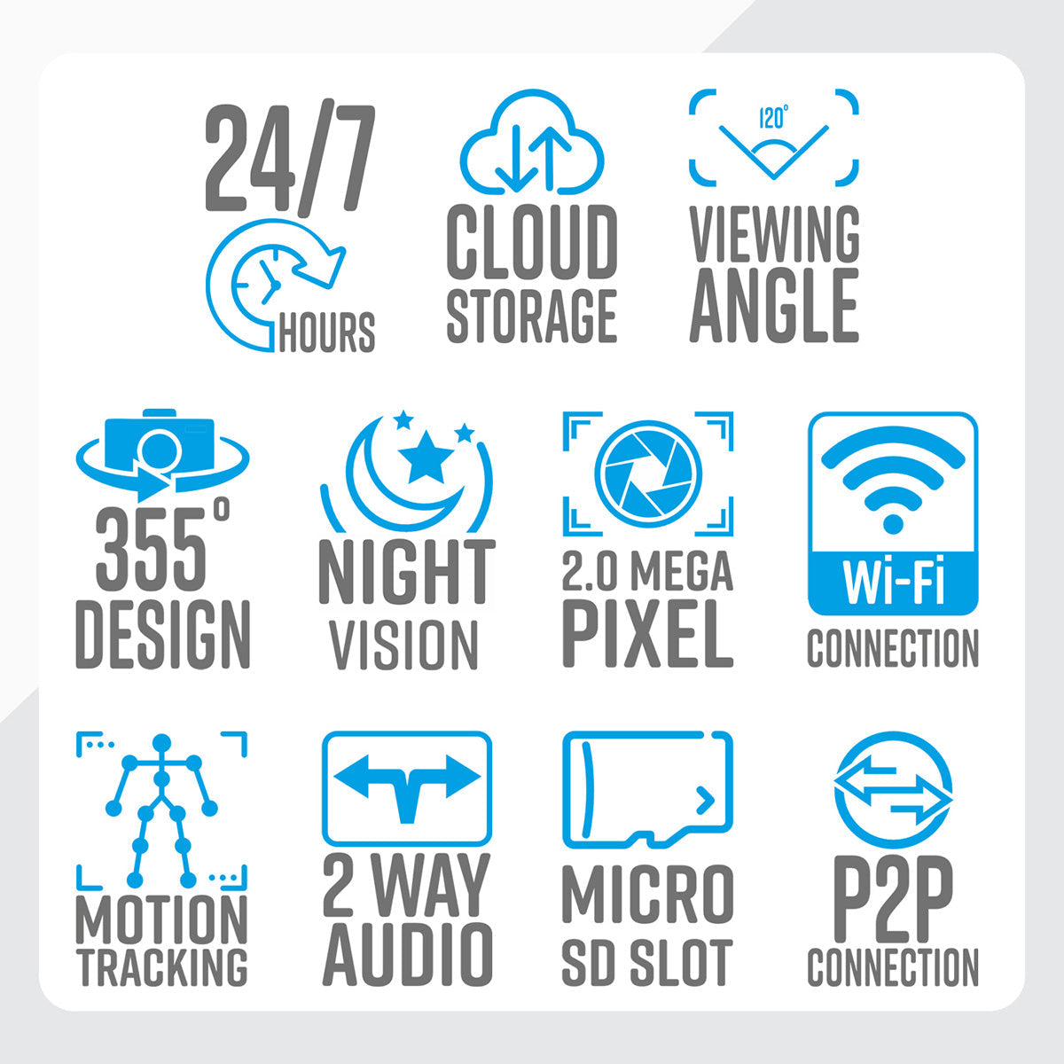 Zeb-Smart Cam 105 - Smart WiFi Camera - Zebronics