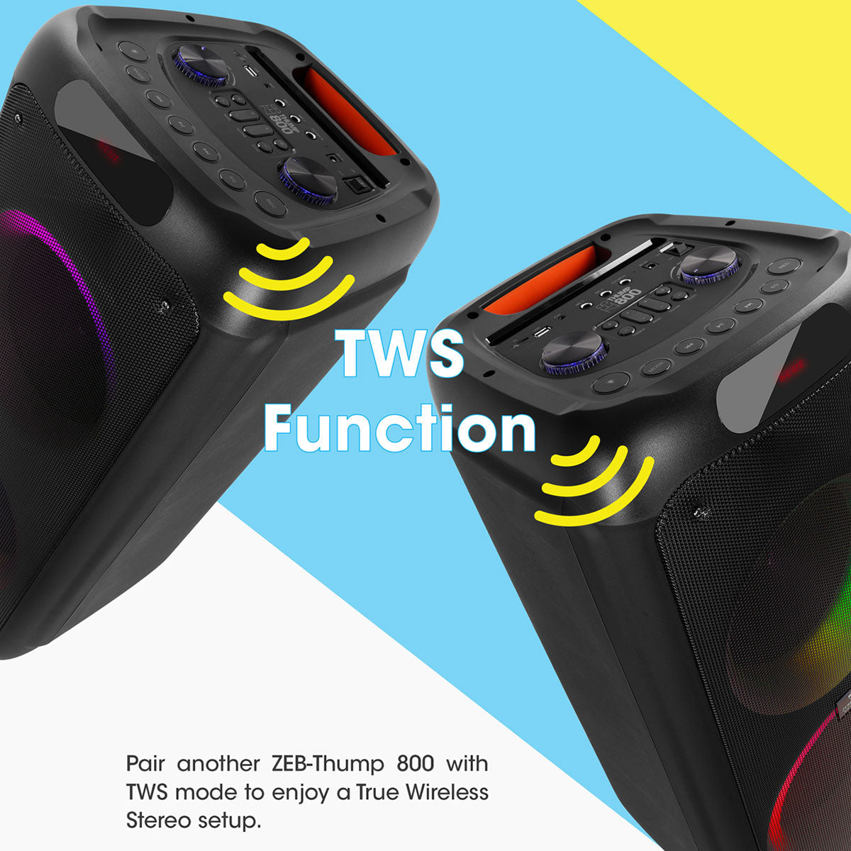 Zeb-Thump 800 - Trolley Speaker - Zebronics