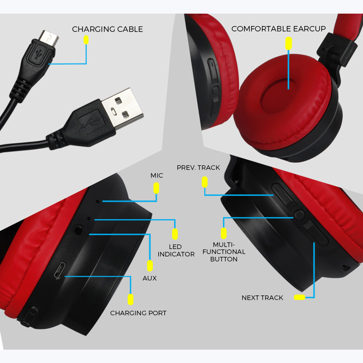 Zeb-Bang - Wireless Headphone - Zebronics