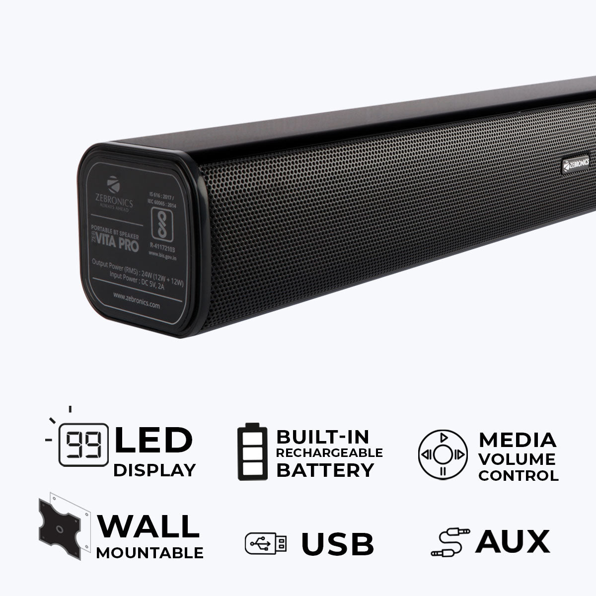 Zeb-Vita Pro - Soundbar - Zebronics