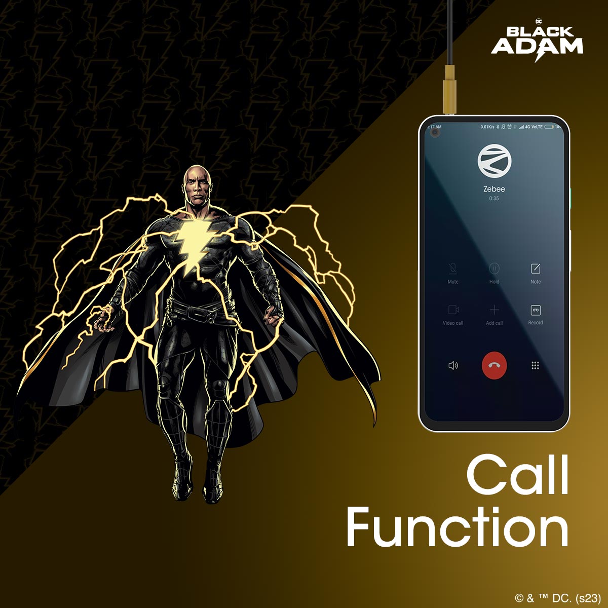 Zeb-Buds 30 DC Comics Black Adam Edition