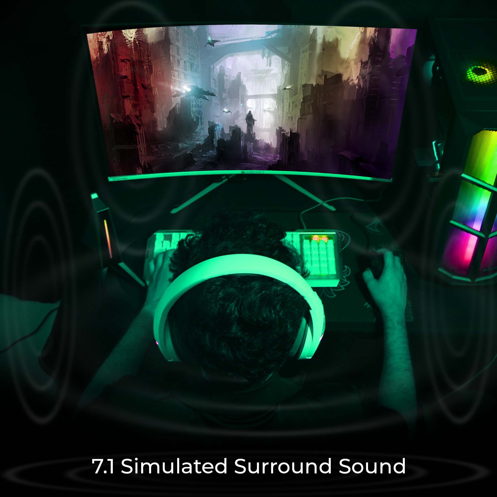 Zeb-Crusher - Gaming Headphone - Zebronics