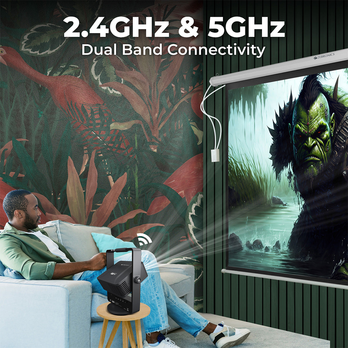 Zeb-PixaPlay 29 - Projector - Zebronics
