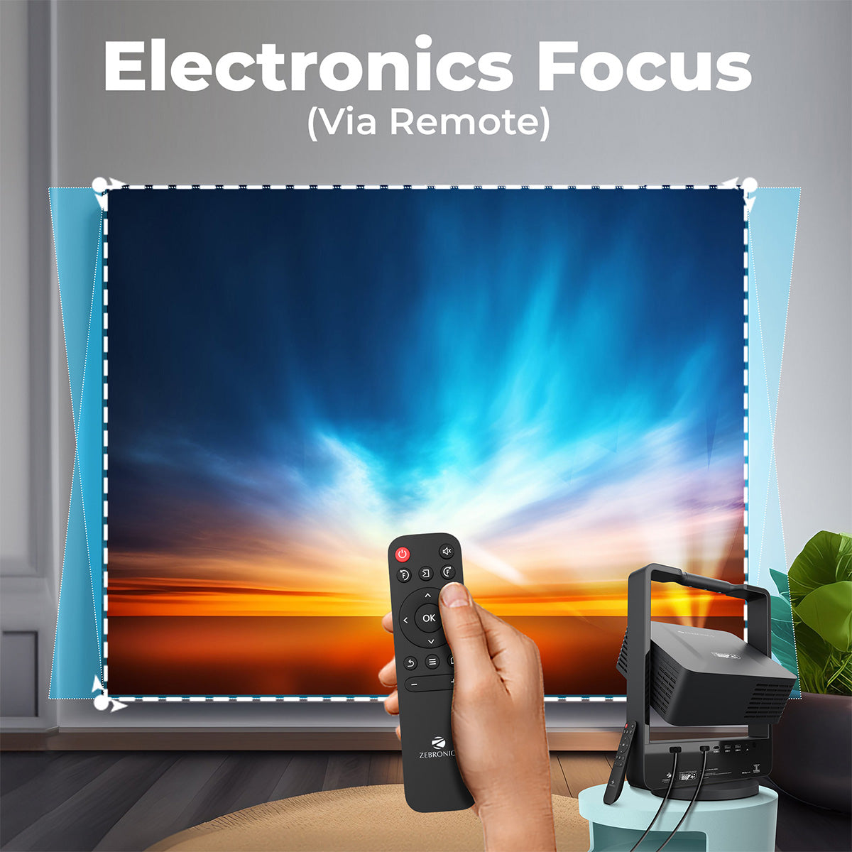 Zeb-PixaPlay 29 - Projector - Zebronics