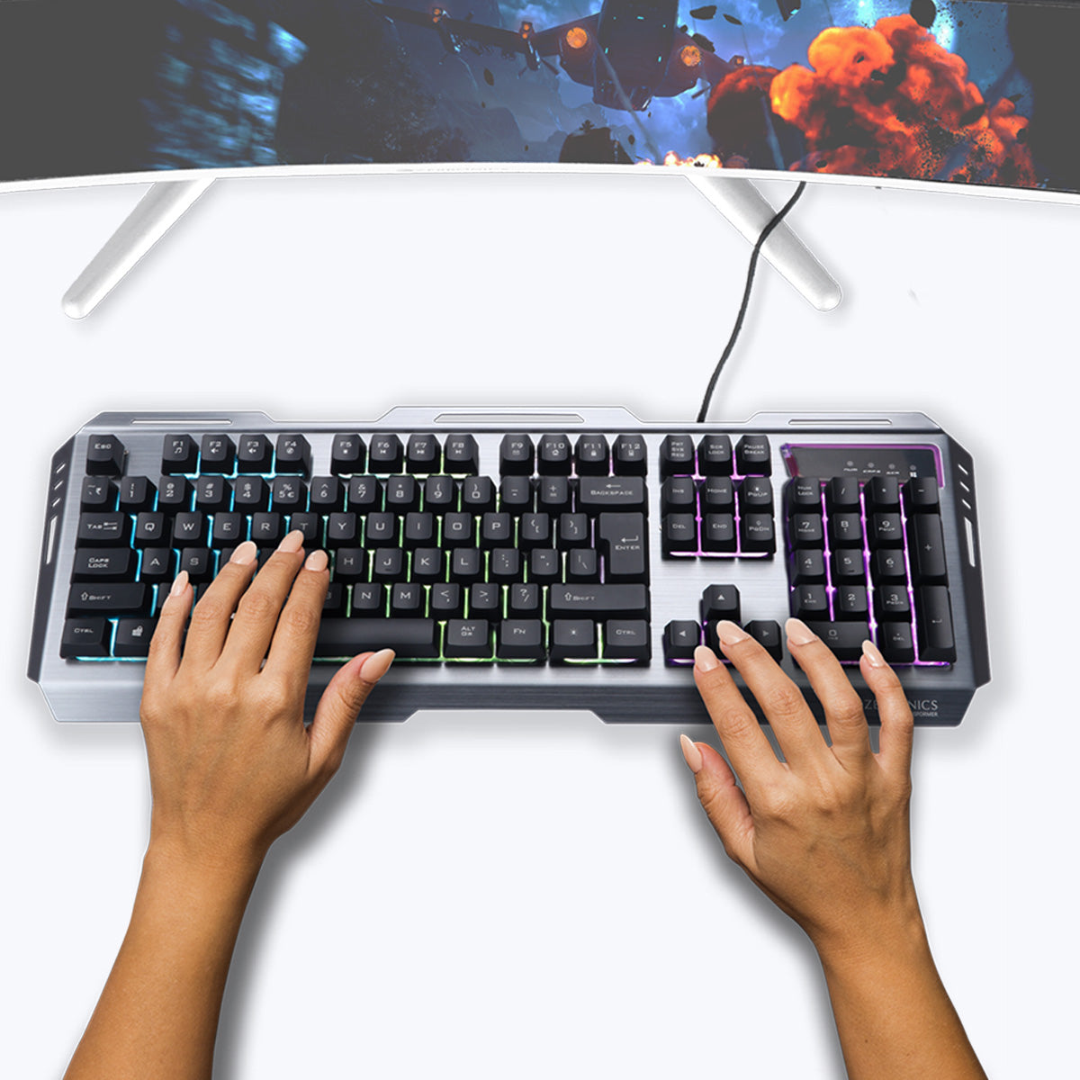 Zeb-Transformer-K - Premium Gaming Keyboard - Zebronics