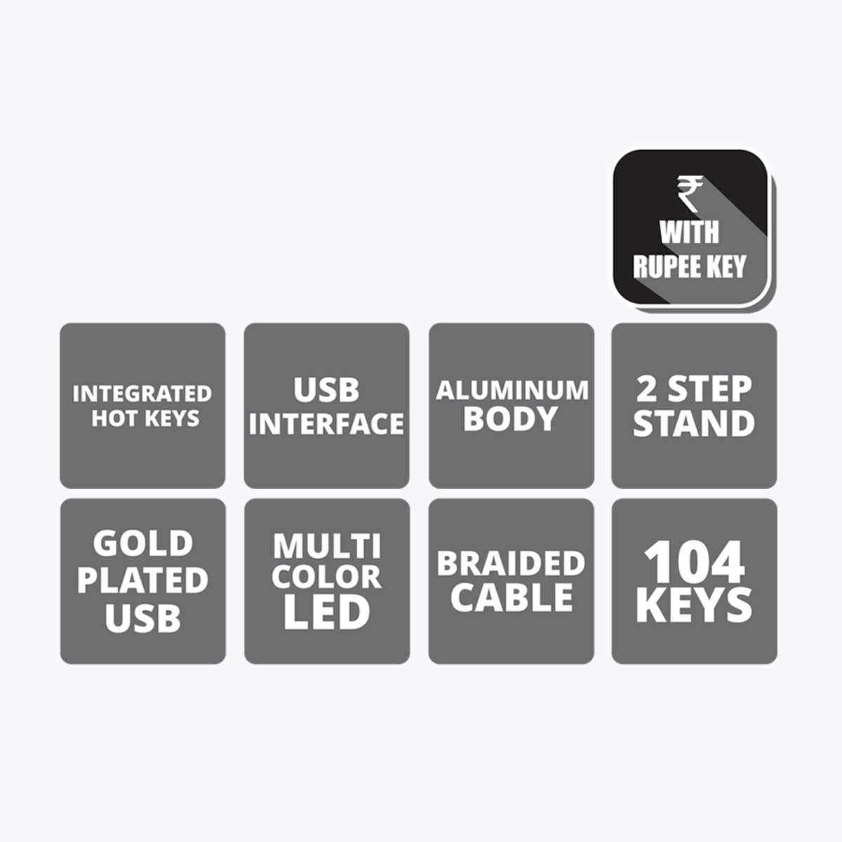 Zeb-Transformer-K - Premium Gaming Keyboard - Zebronics