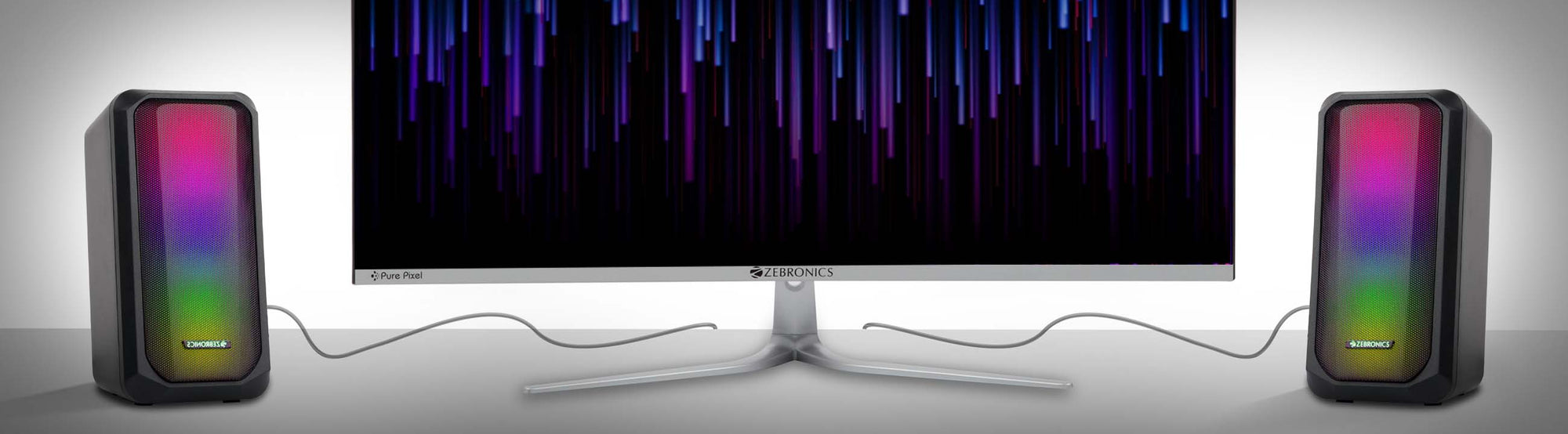 2.0 Speakers - Stereo Multimedia Speakers | Zebronics