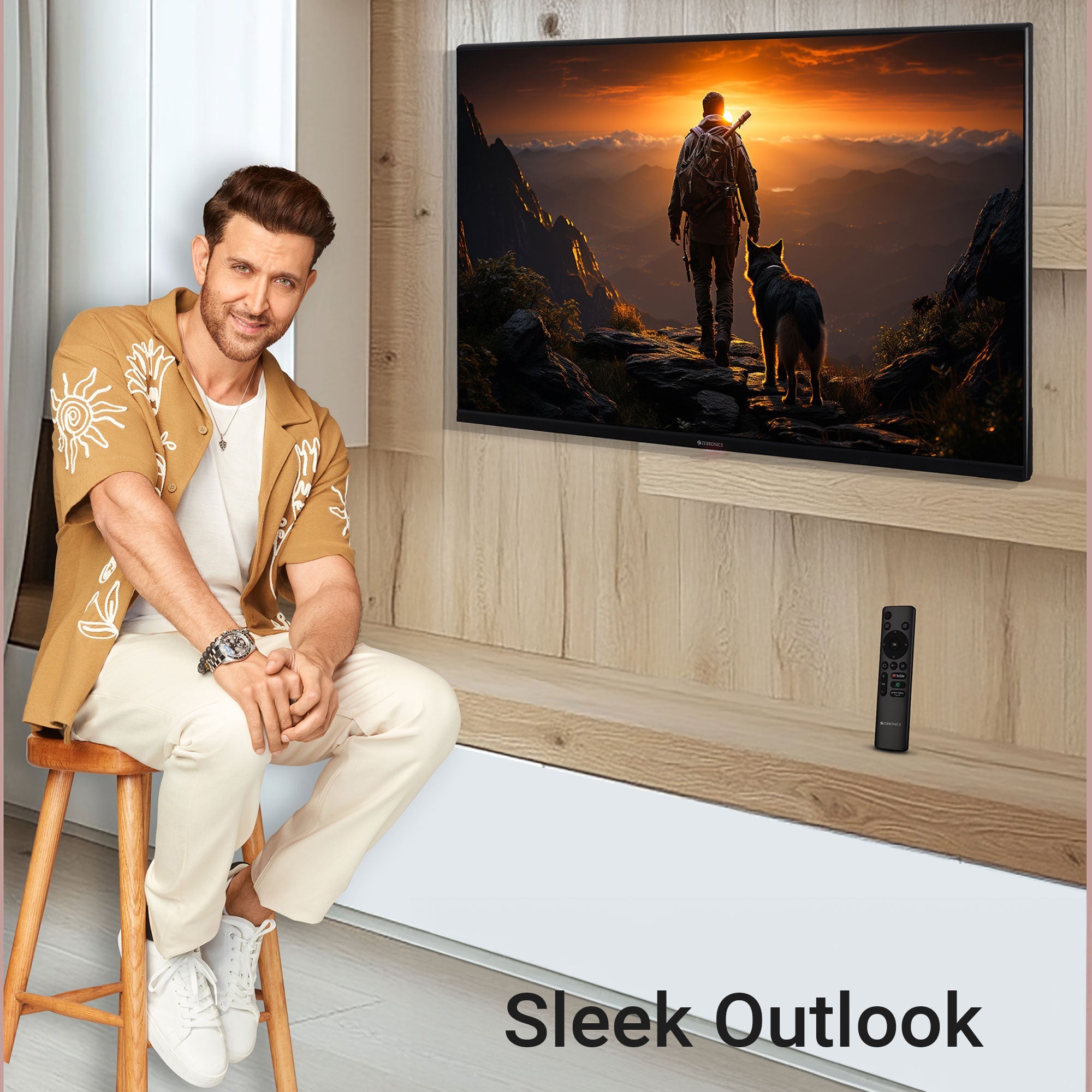 Zebronics - Zeb 43P5 - Smart LED TV - Sleek Outlook