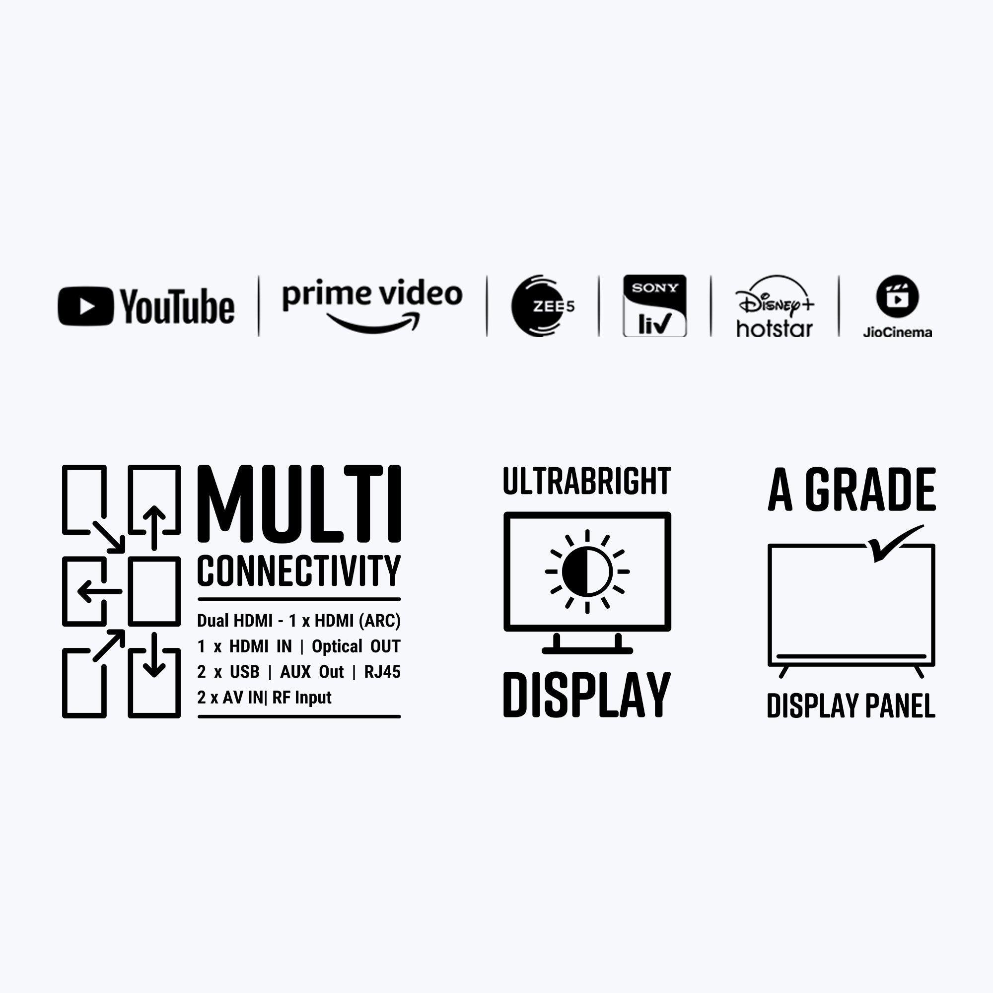 Zebronics - Zeb 43P5 - Smart LED TV