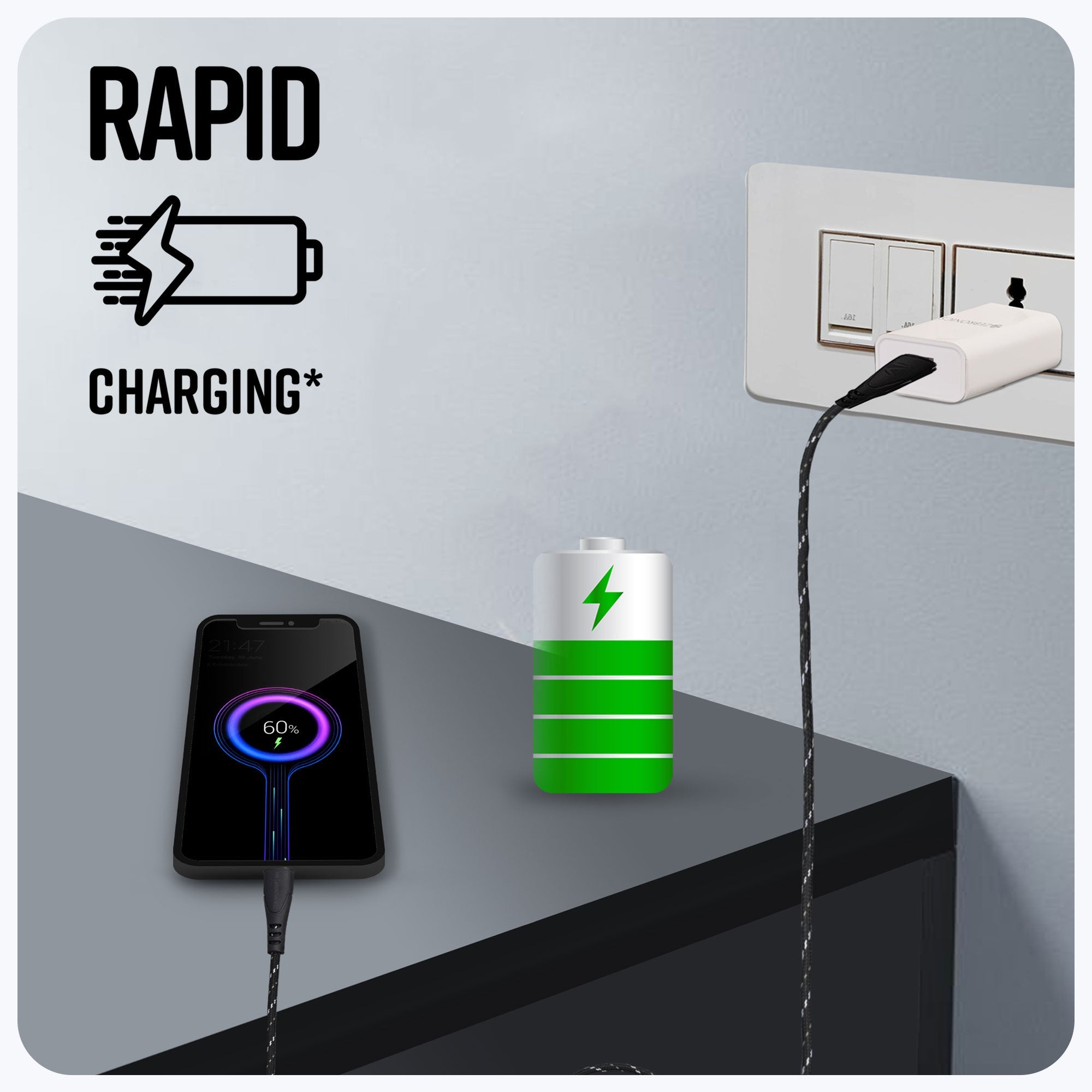 MU300P Micro USB Cable