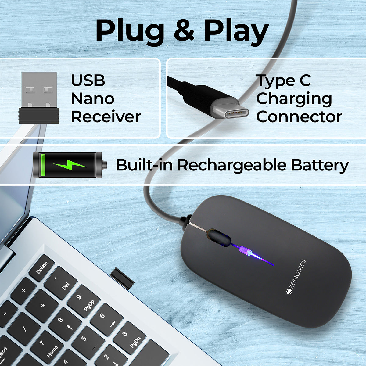 Blanc Wireless Mouse