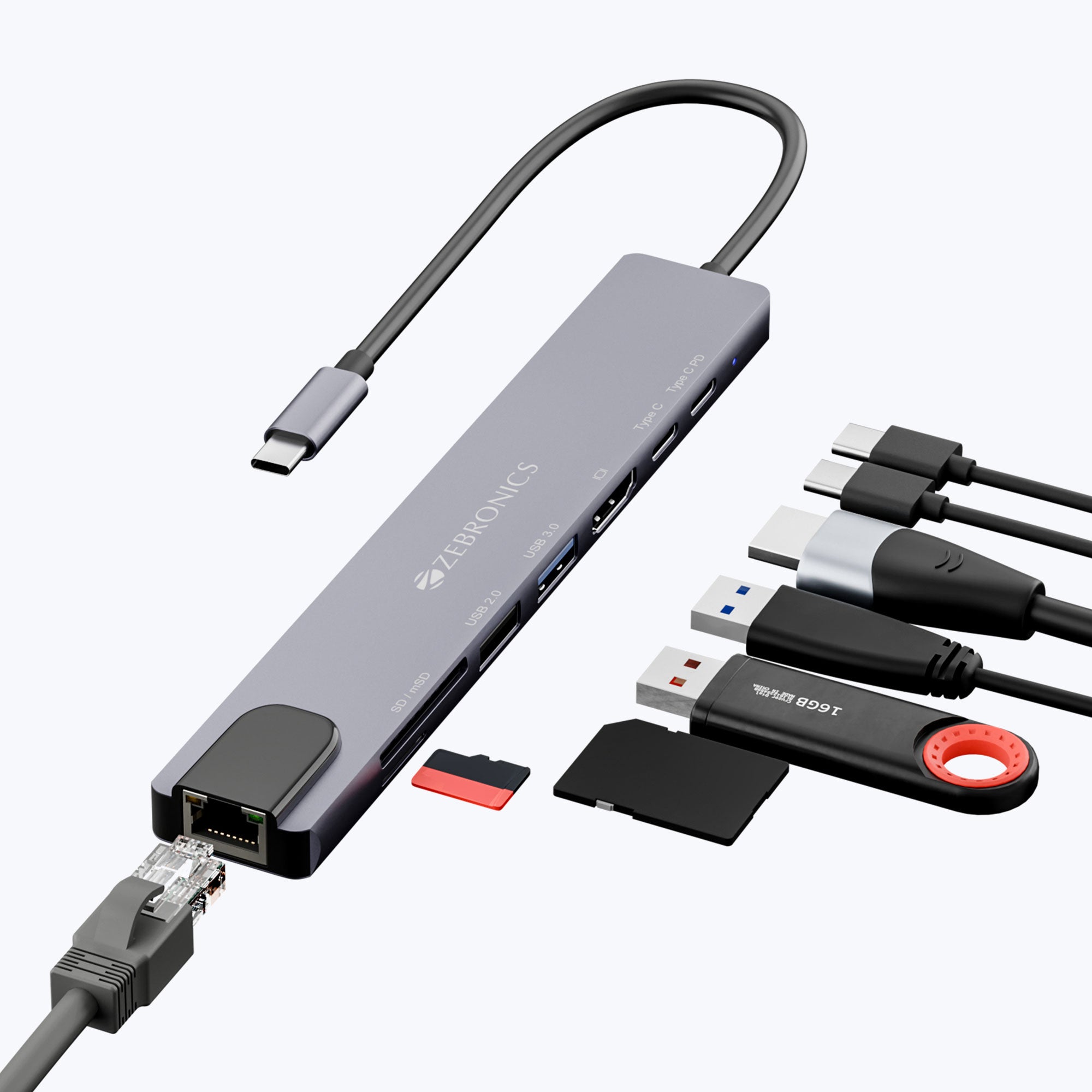 CT81 - 8 in 1 Multiport Hub