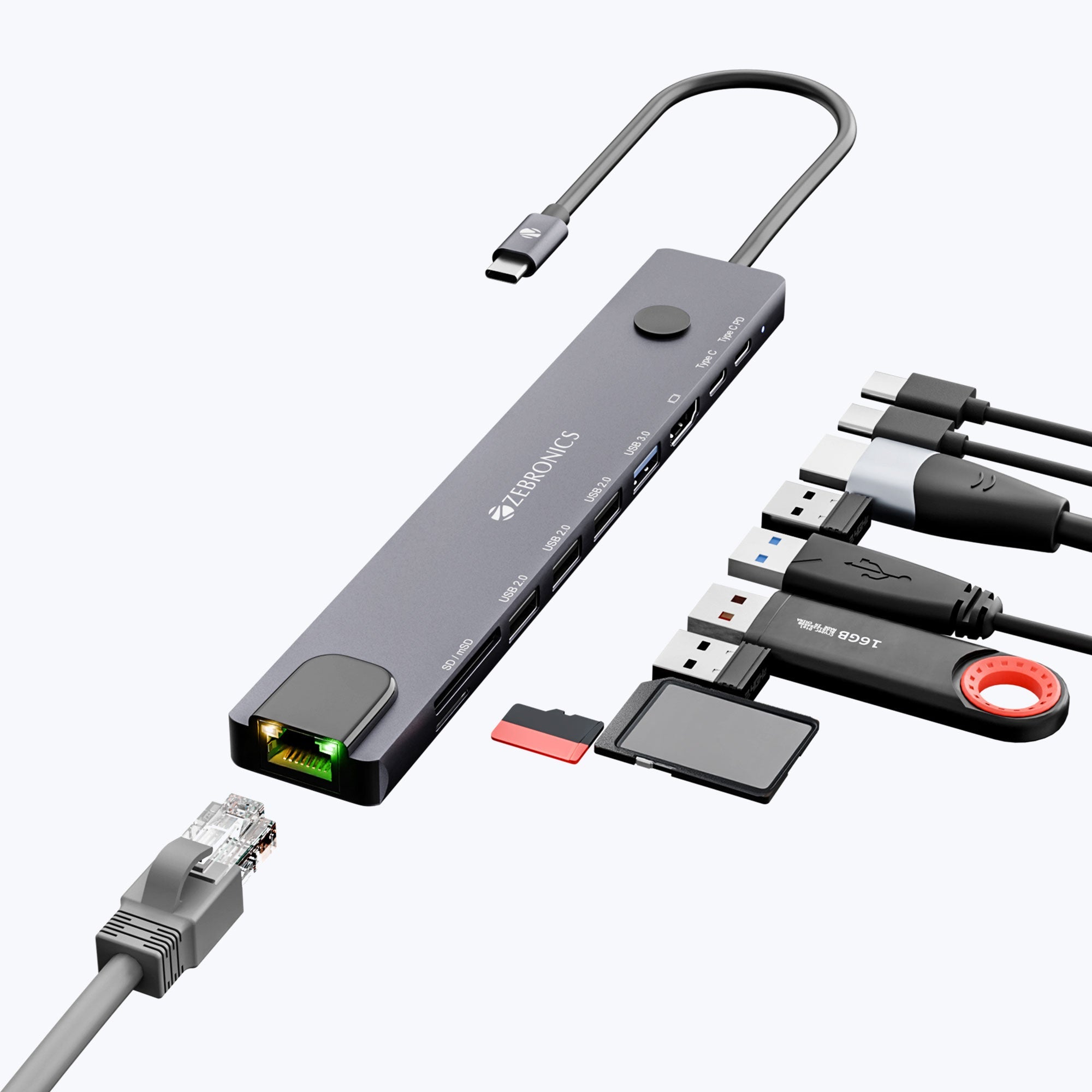 CT101 Plus - 10-in-1 Type-C Multiport Hub
