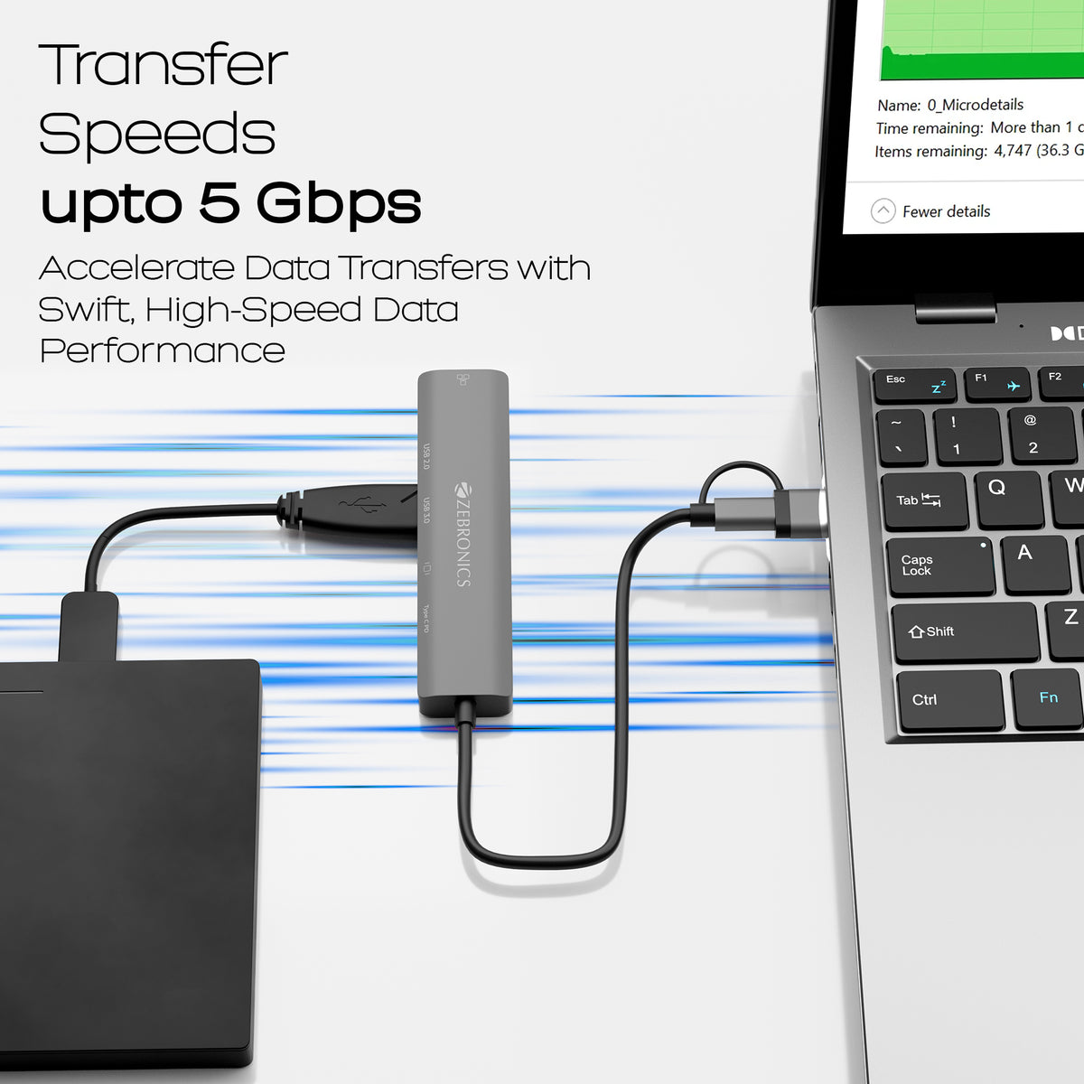 CT51 ( 5 in 1 Design) Multiport Hub