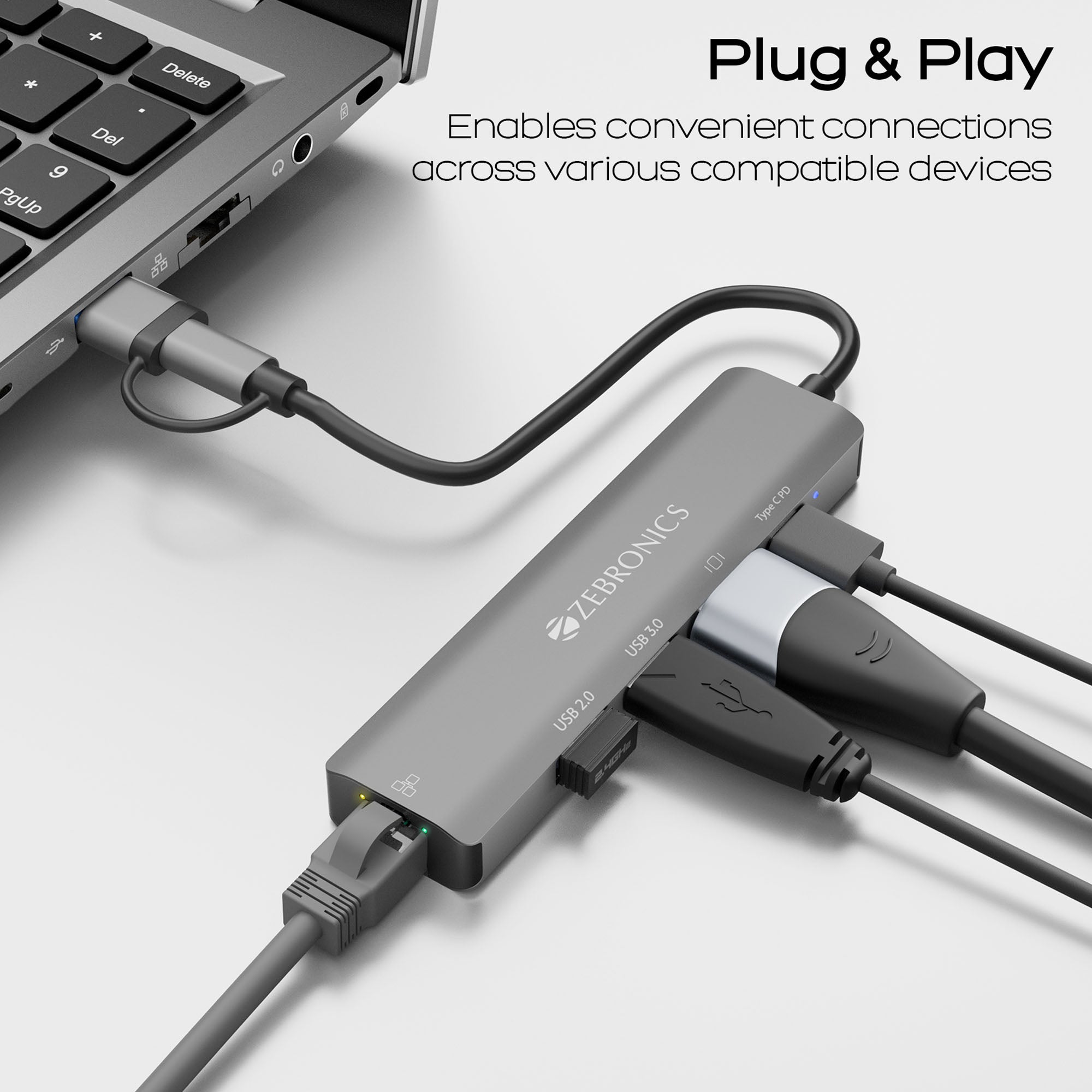 CT51 ( 5 in 1 Design) Multiport Hub