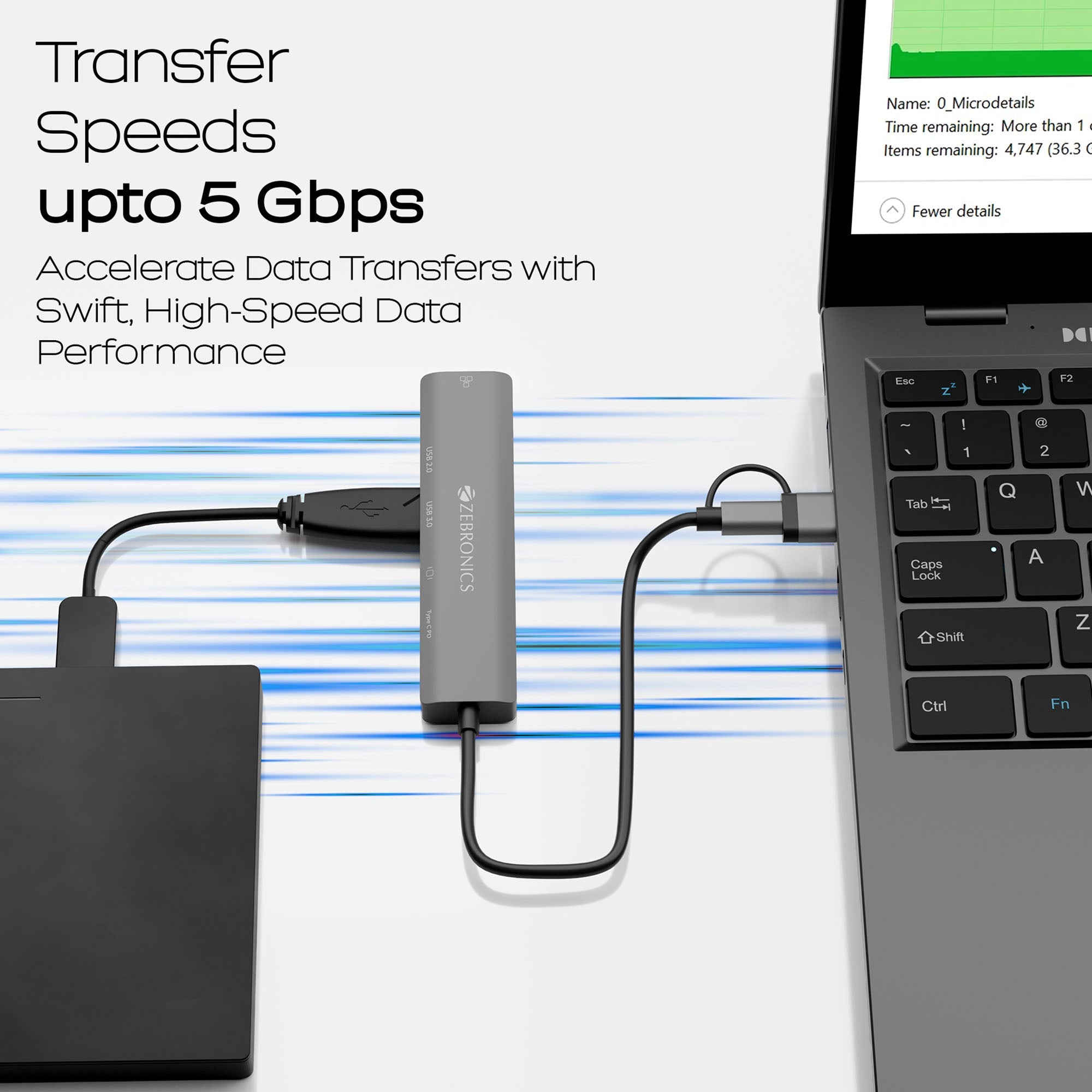 CT51 ( 5 in 1 Design) Multiport Hub