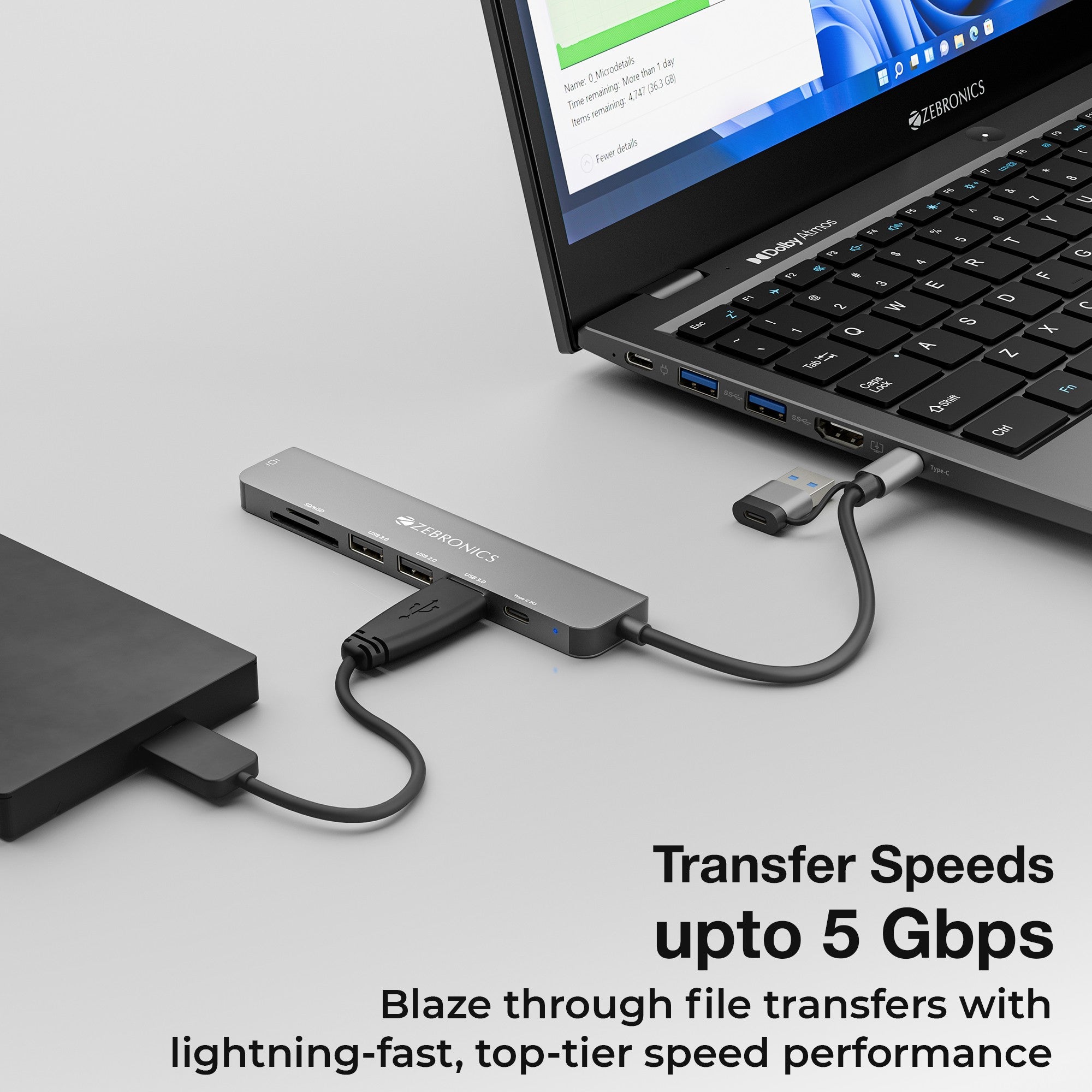 CT71 ( 7 in 1 Design) Multiport Hub