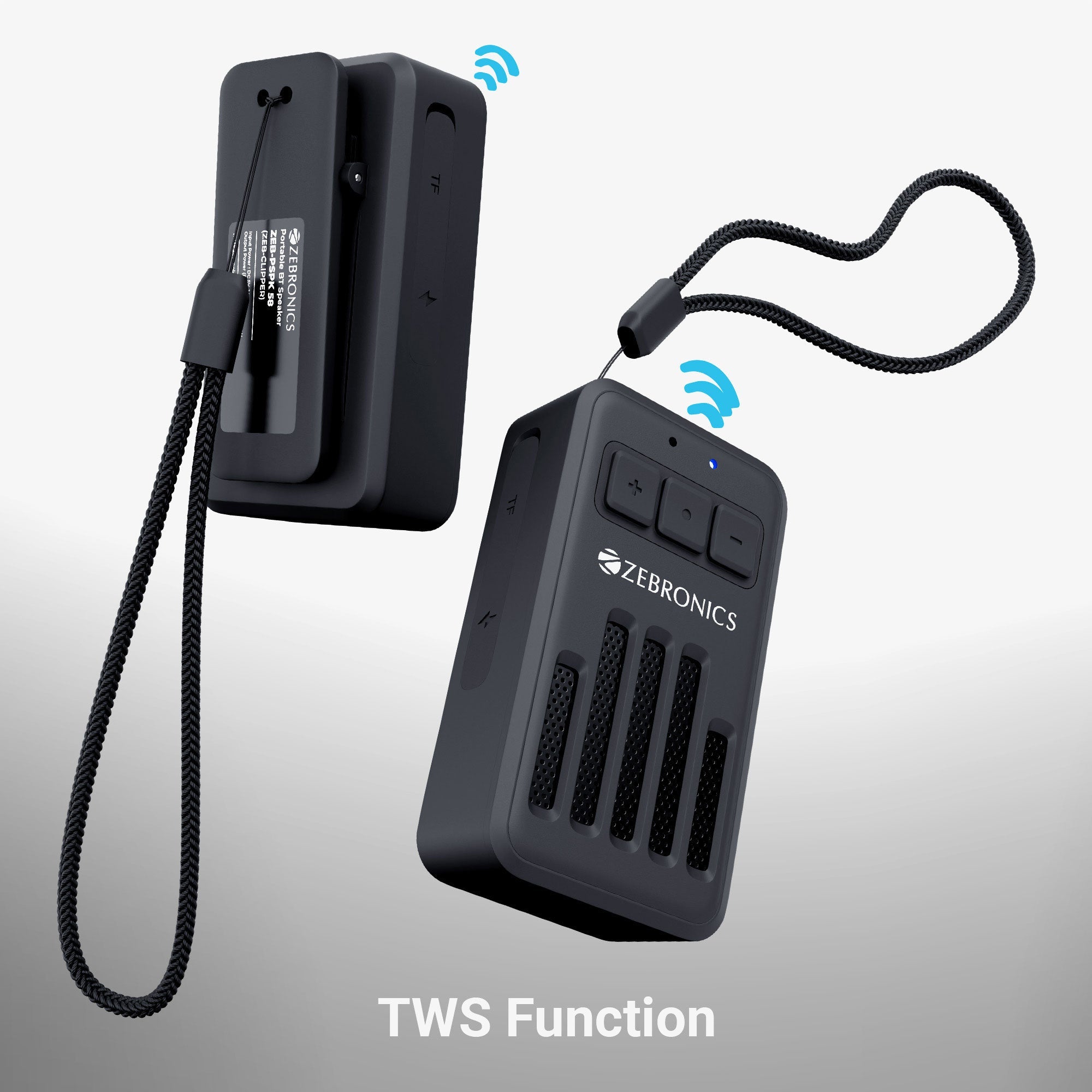 Clipper 4W Wearable Bluetooth Speaker with Magnetic Clip-on