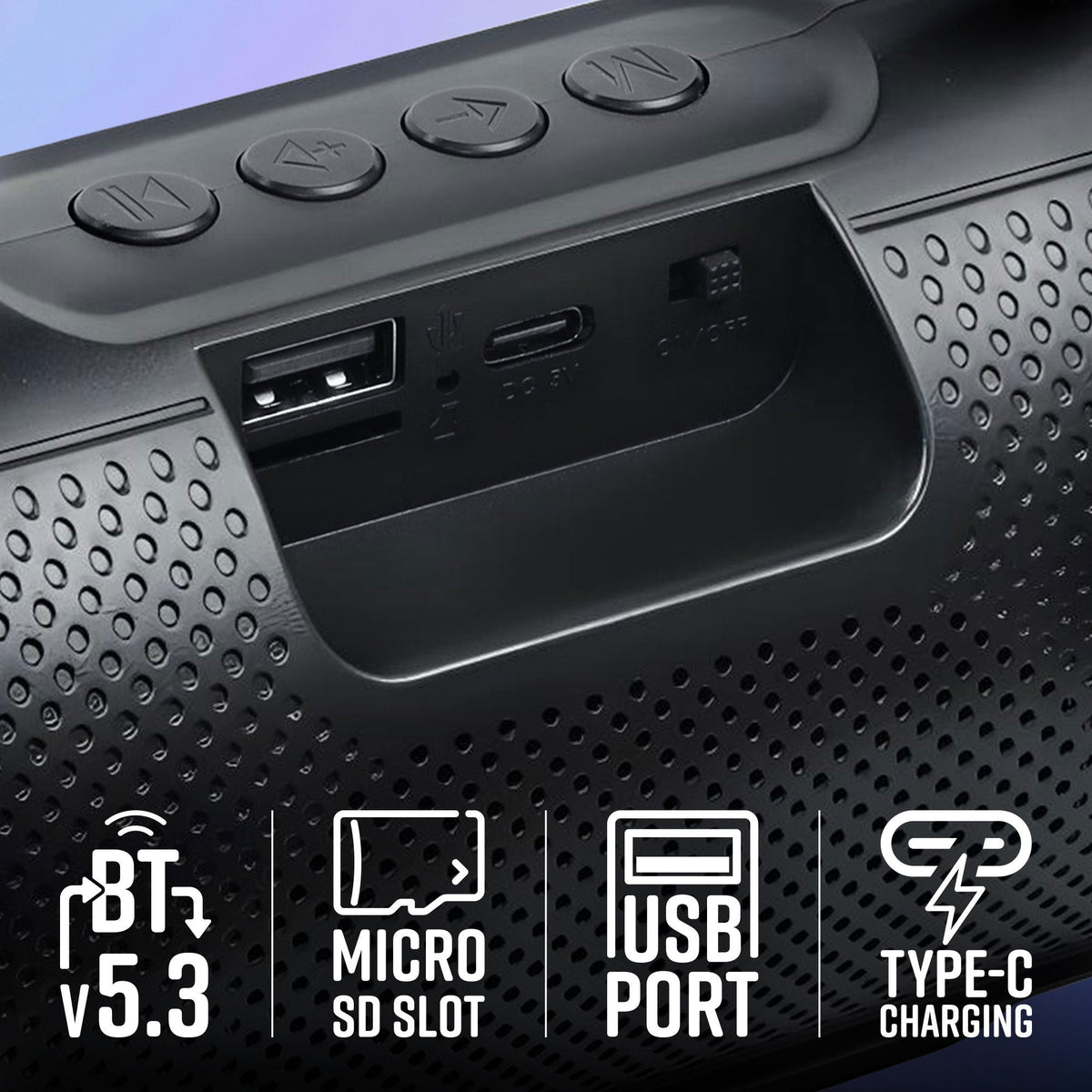 Zebronics County Plus wireless speaker - Multiconnectivity