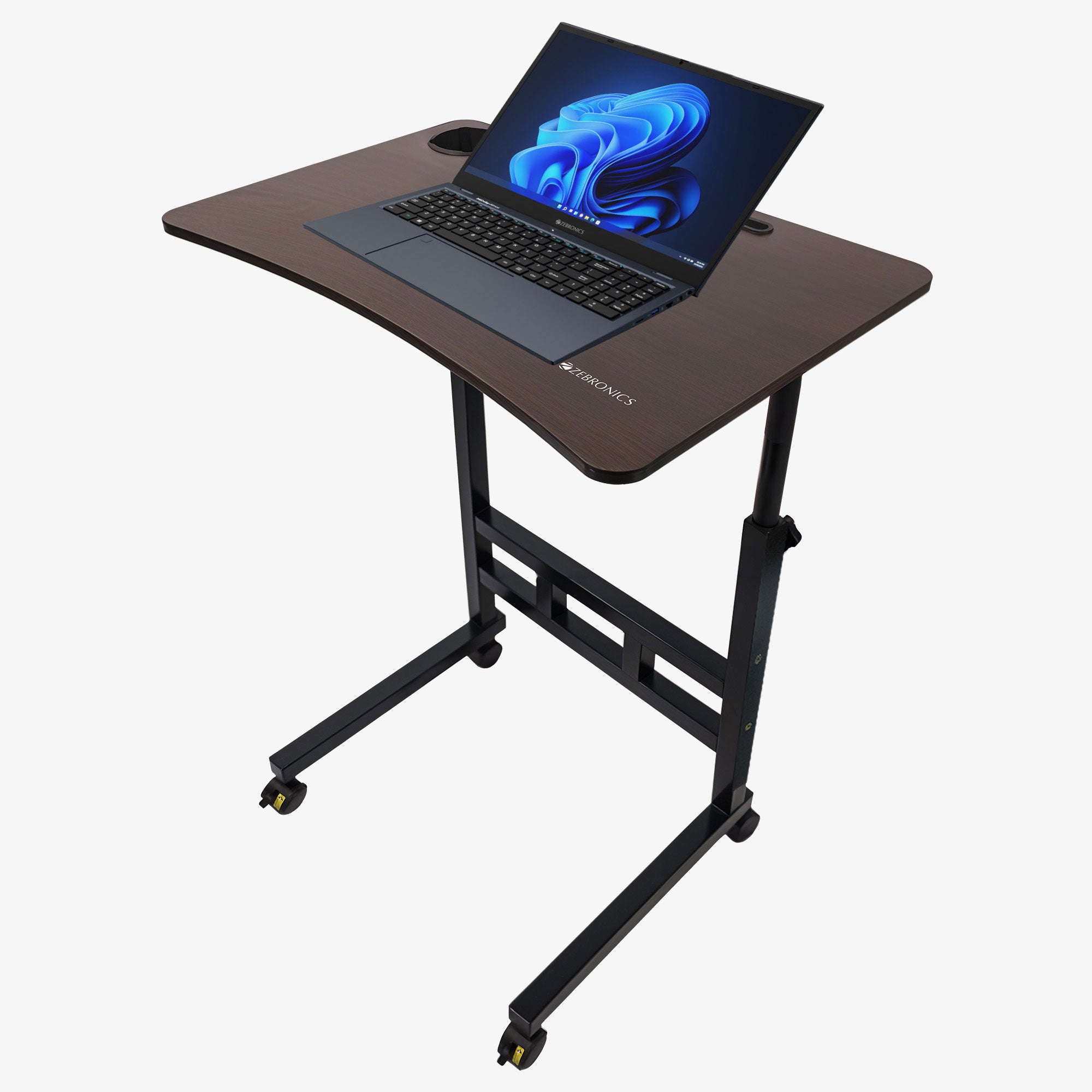 DOW Y1 Laptop Table with Wheels, Adjustable Height