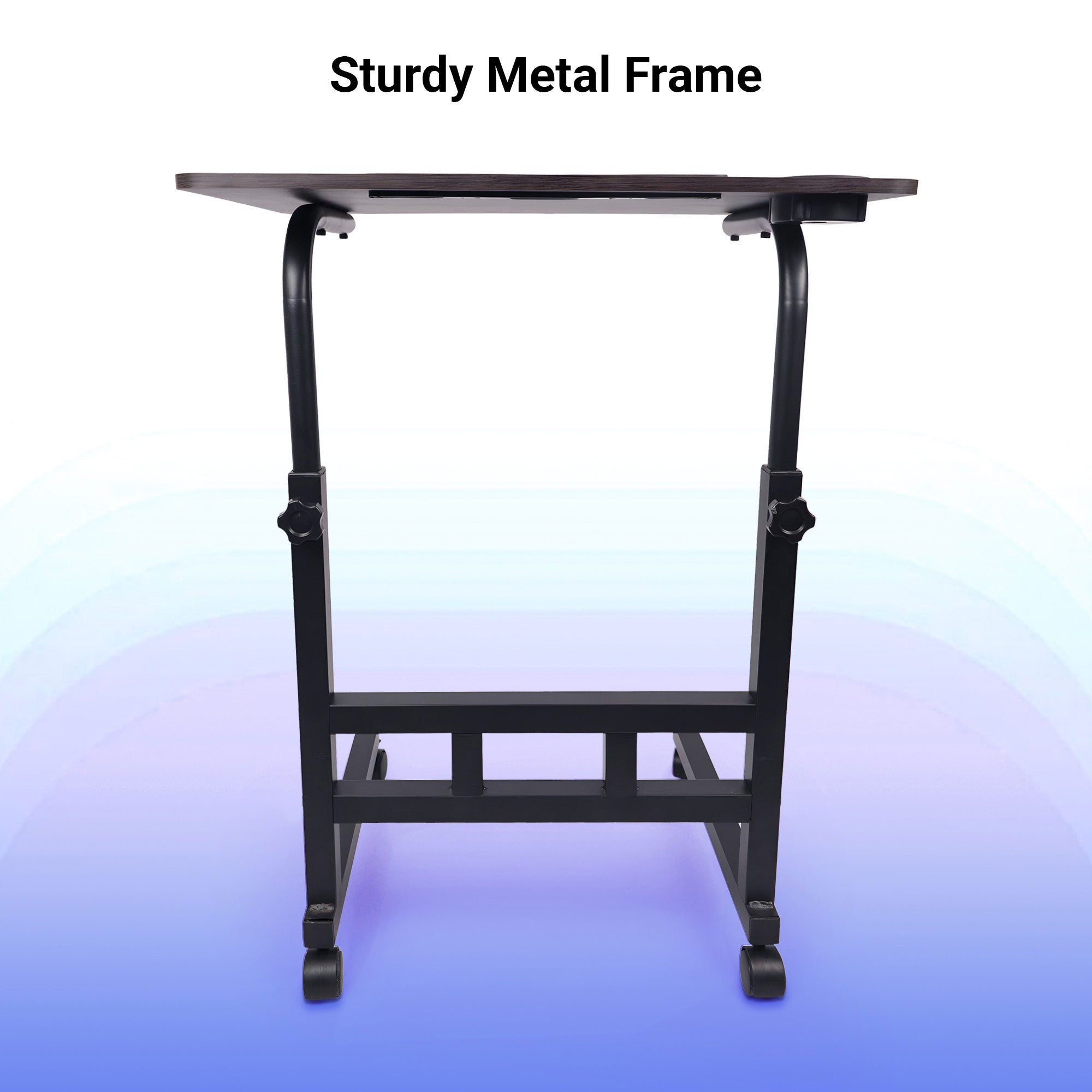 DOW Y1 Laptop Table with Wheels, Adjustable Height