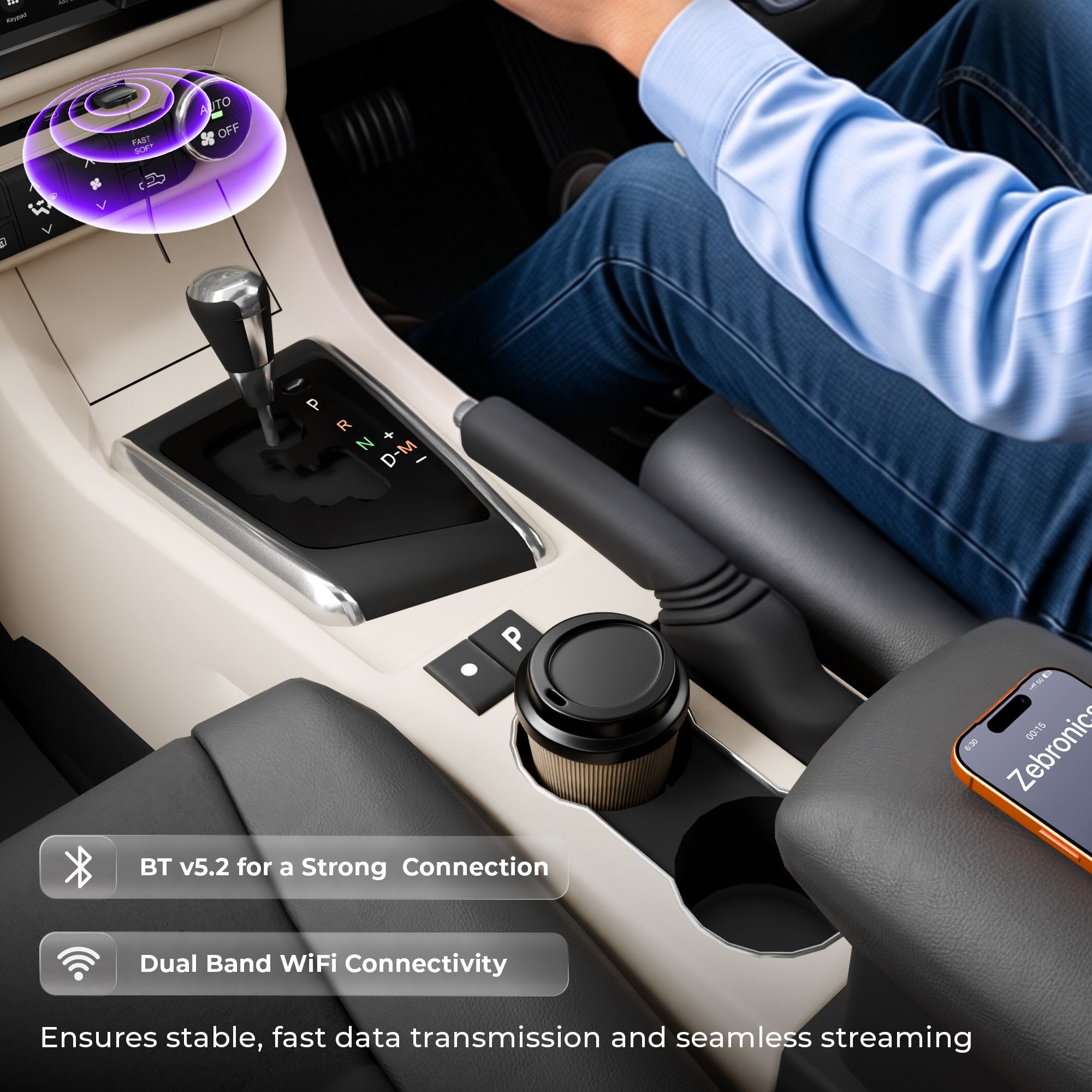 DriveCast 02 Wireless Receiver (Apple CarPlay & Android Auto)