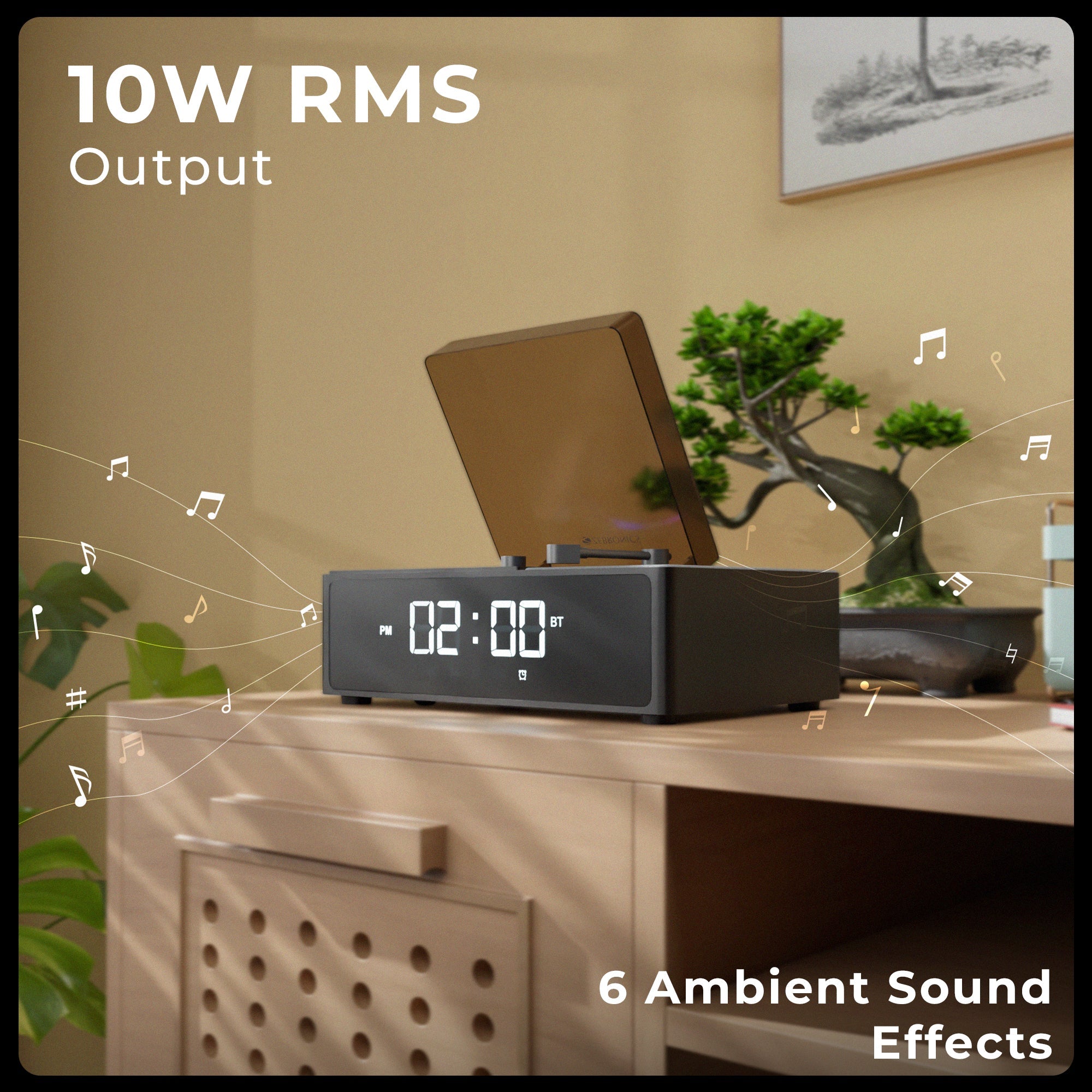 Echospin (10W) Retro Bluetooth Speaker