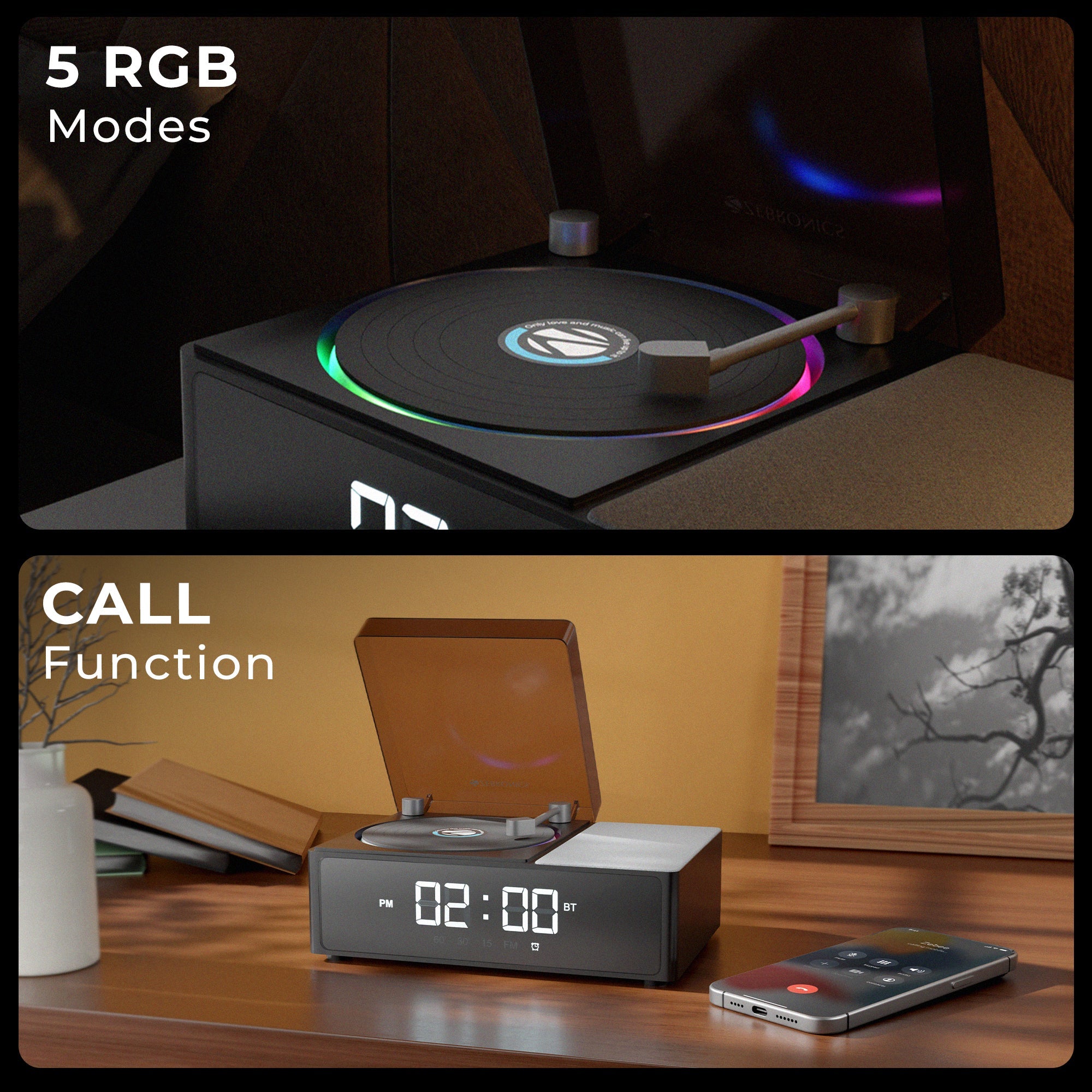 Echospin (10W) Retro Bluetooth Speaker