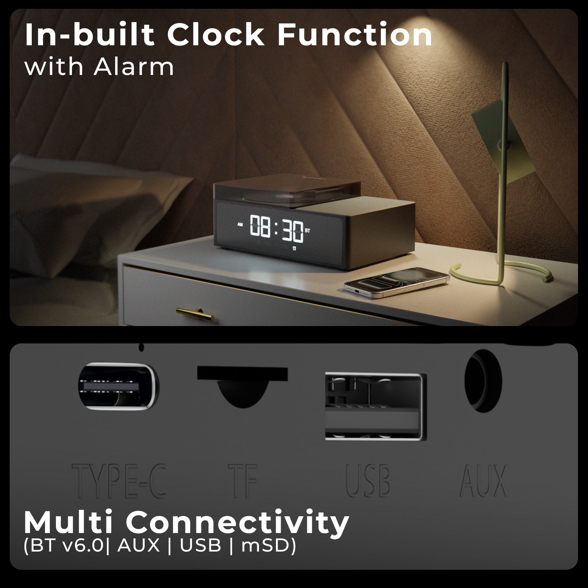 Echospin (10W) Retro Bluetooth Speaker